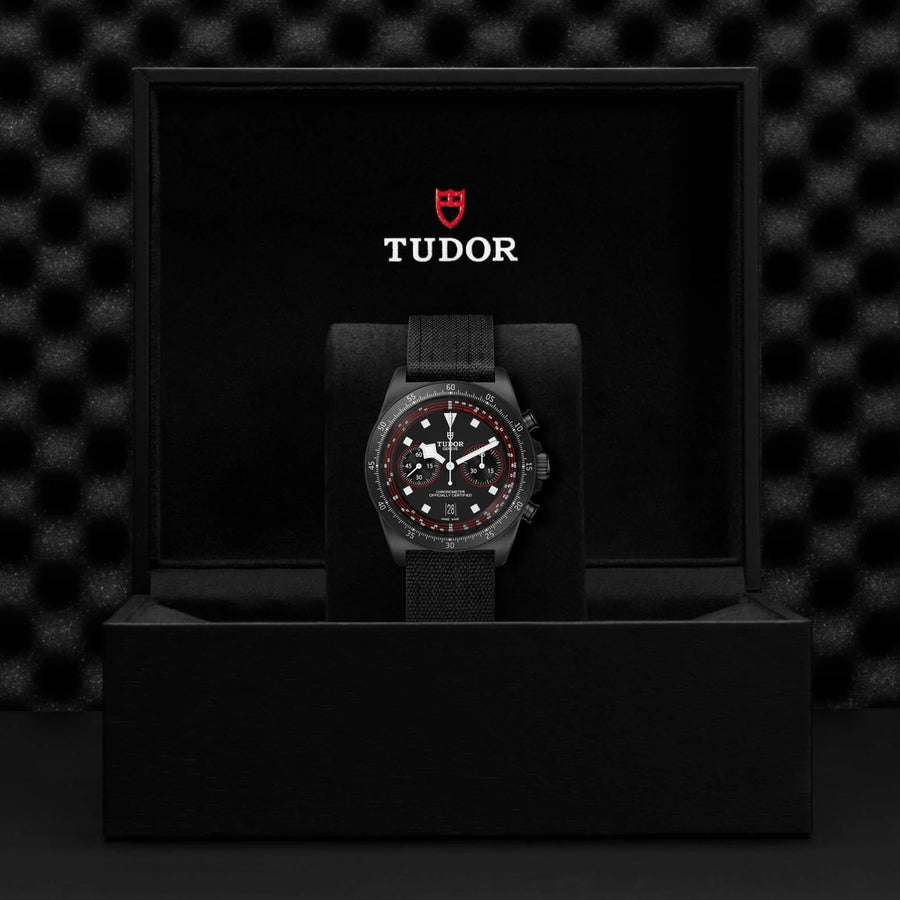 TUDOR Pelagos FXD Chrono 43mm Matte Black Dial - M25827KN-0001 In Box - Skeie's Jewelers