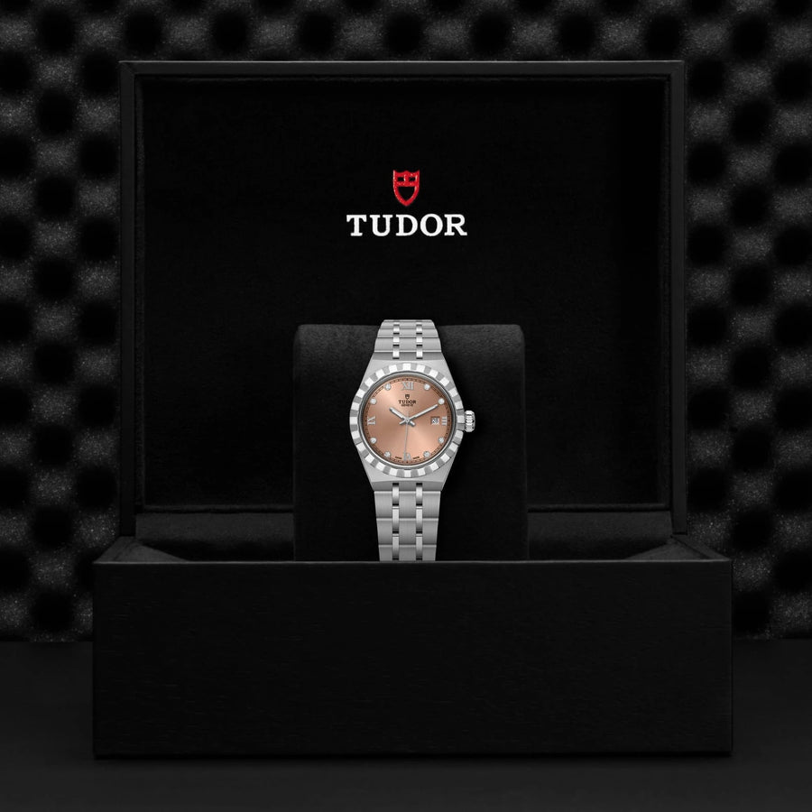 TUDOR Royal 28mm Salmon Dial - M28300-0010 In Box - Skeie's Jewelers