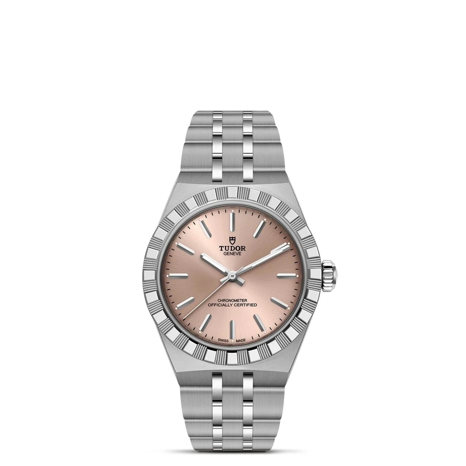 TUDOR Royal 30mm Salmon Dial - Closed Bracelet