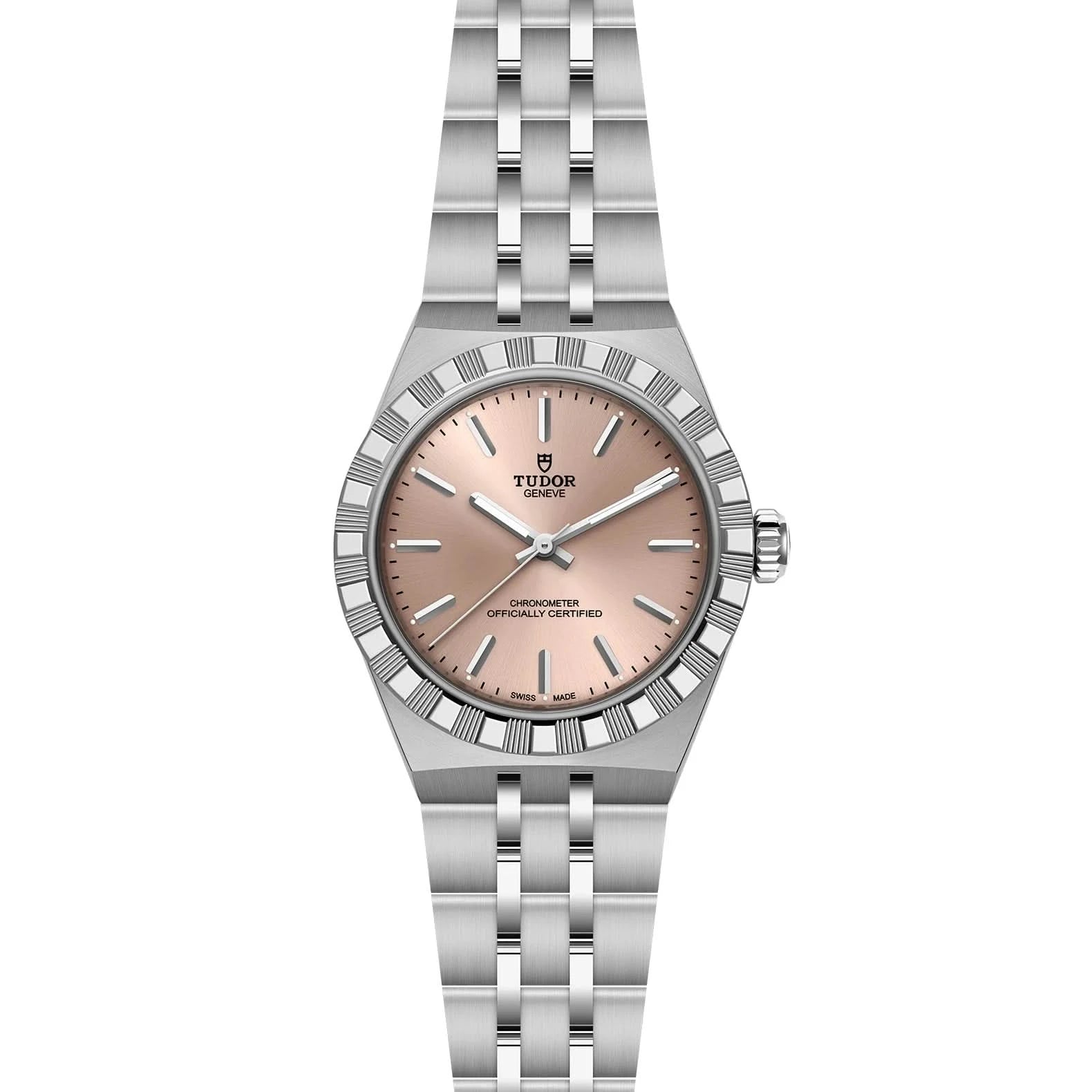 TUDOR Royal 30mm Salmon Dial - Open Bracelet