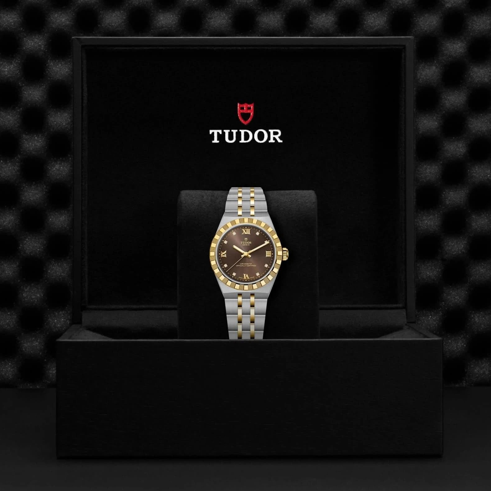 TUDOR Royal 30mm Brown Dial - Presentation Box