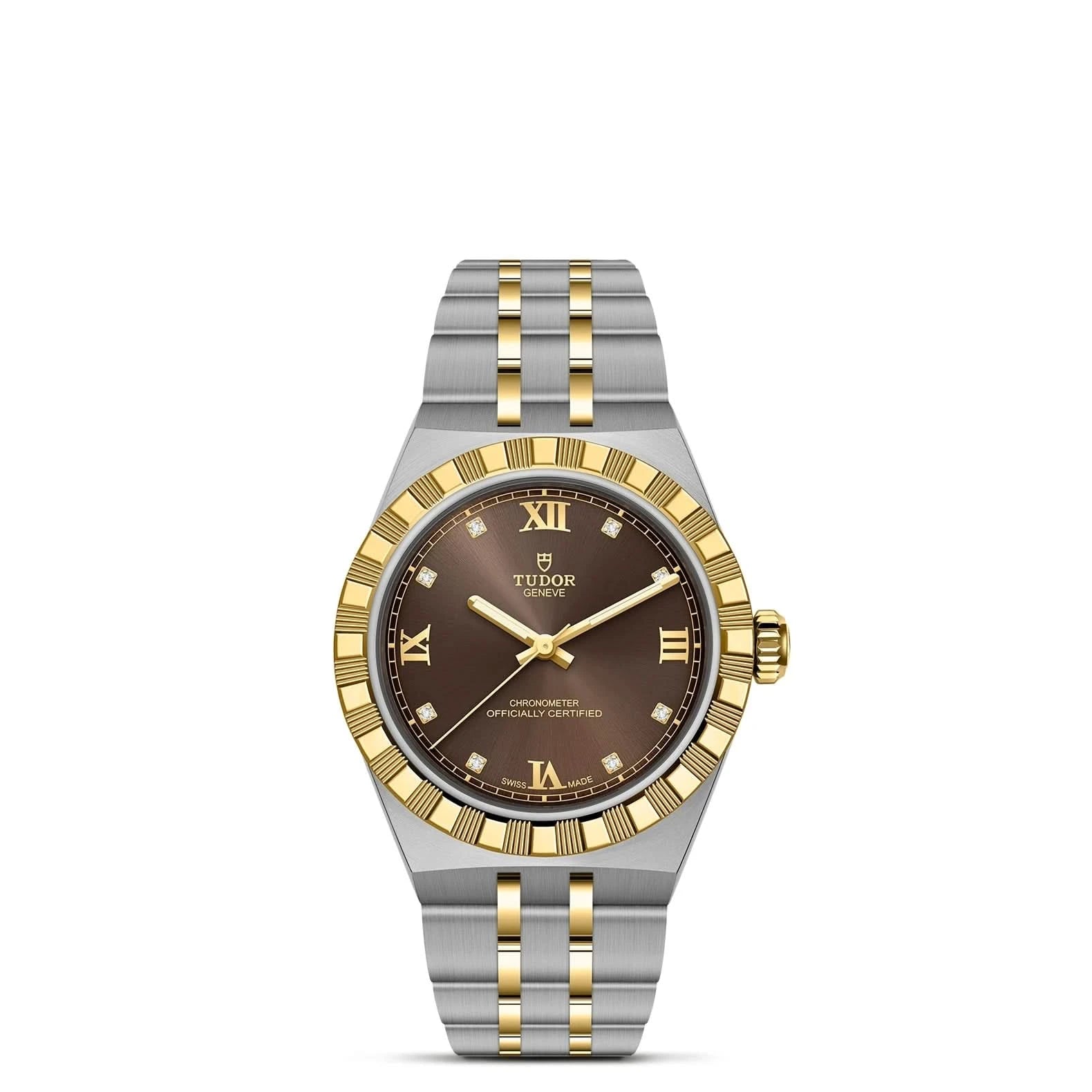 TUDOR Royal 30mm Brown Dial - Closed Bracelet