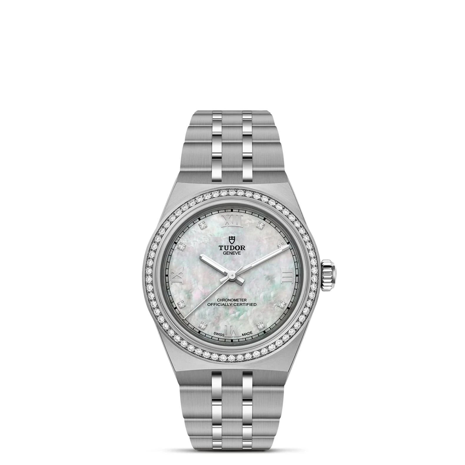 TUDOR Royal 30mm Mother-of-pearl Dial - Closed Bracelet