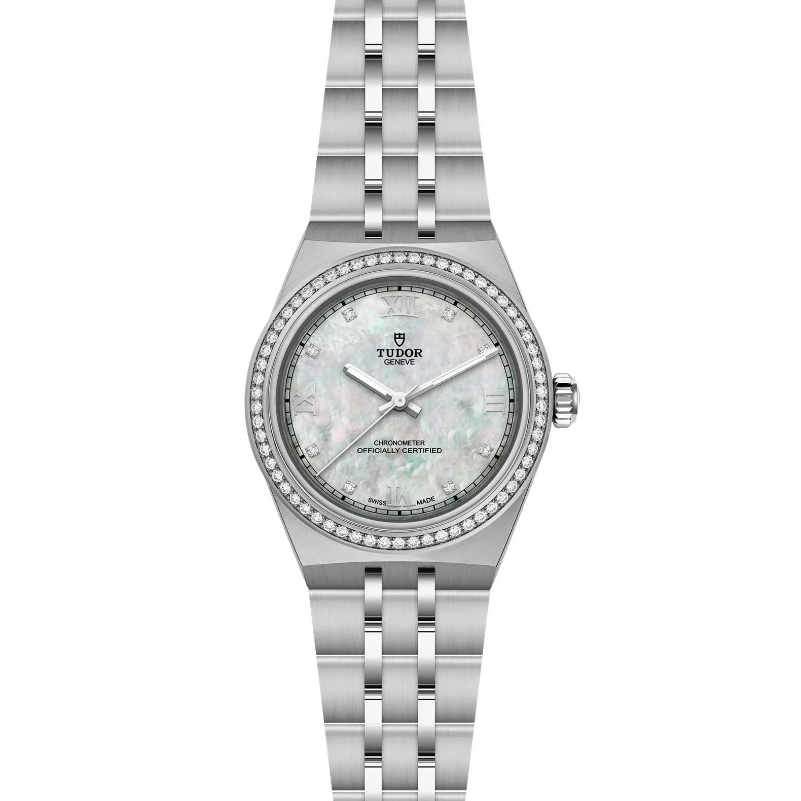 TUDOR Royal 30mm Mother-of-pearl Dial - Open Bracelet