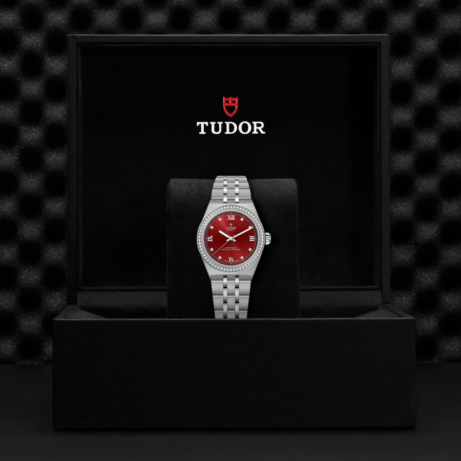 TUDOR Royal 30mm Burgundy Dial - M2830A1S0-0002 - Skeie's Jewelers