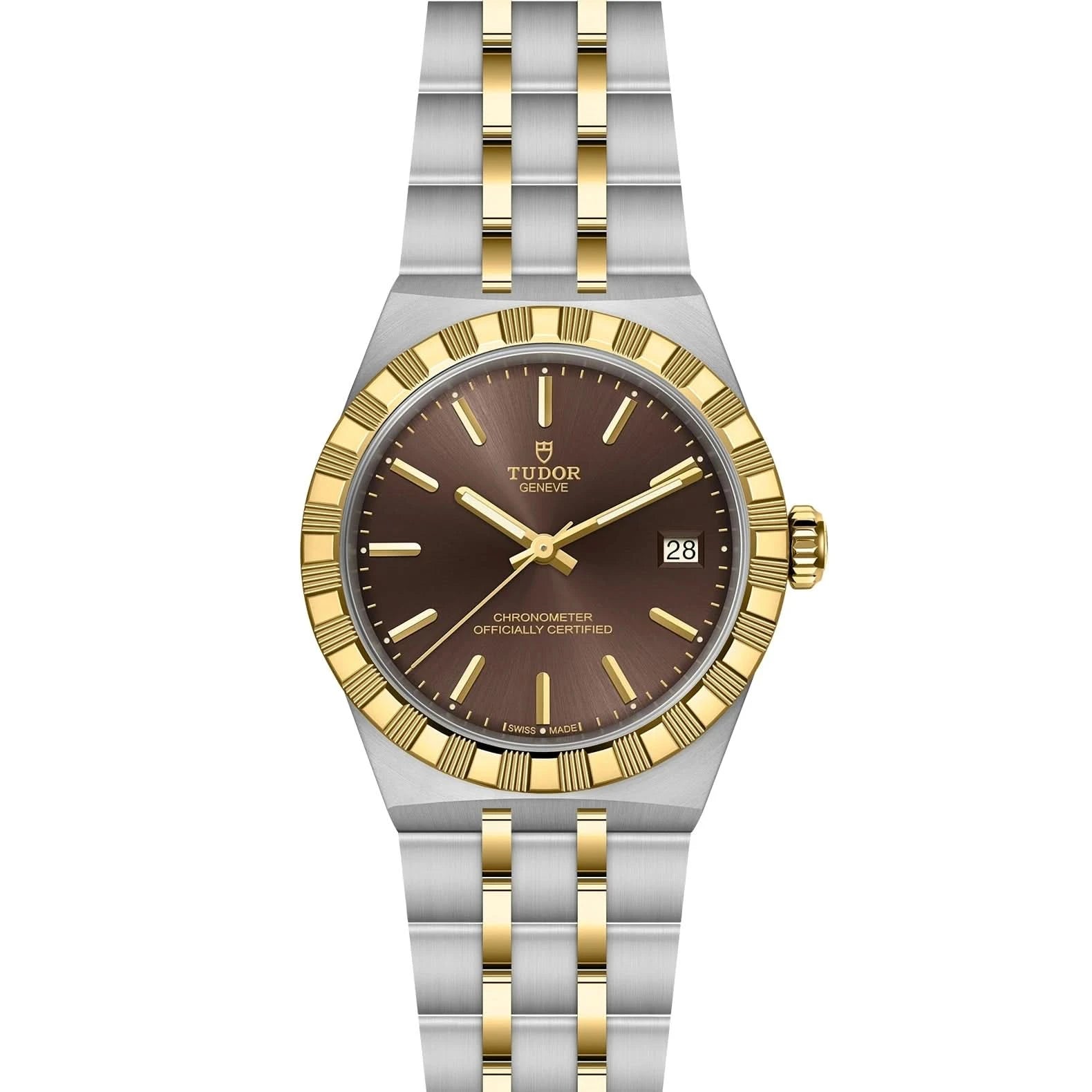 TUDOR Royal 36mm Brown Dial - Open Bracelet