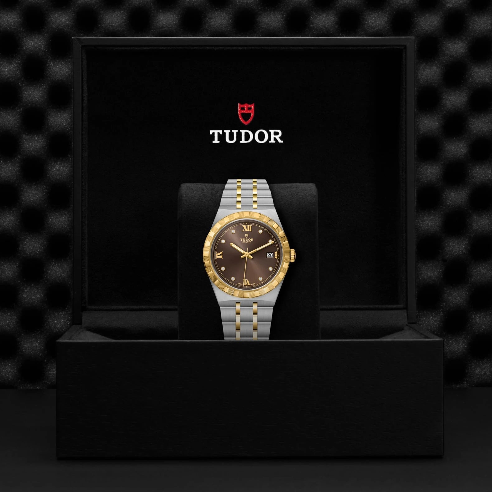 TUDOR Royal 38mm Chocolate brown Dial - M28503-0008 In Box - Skeie's Jewelers