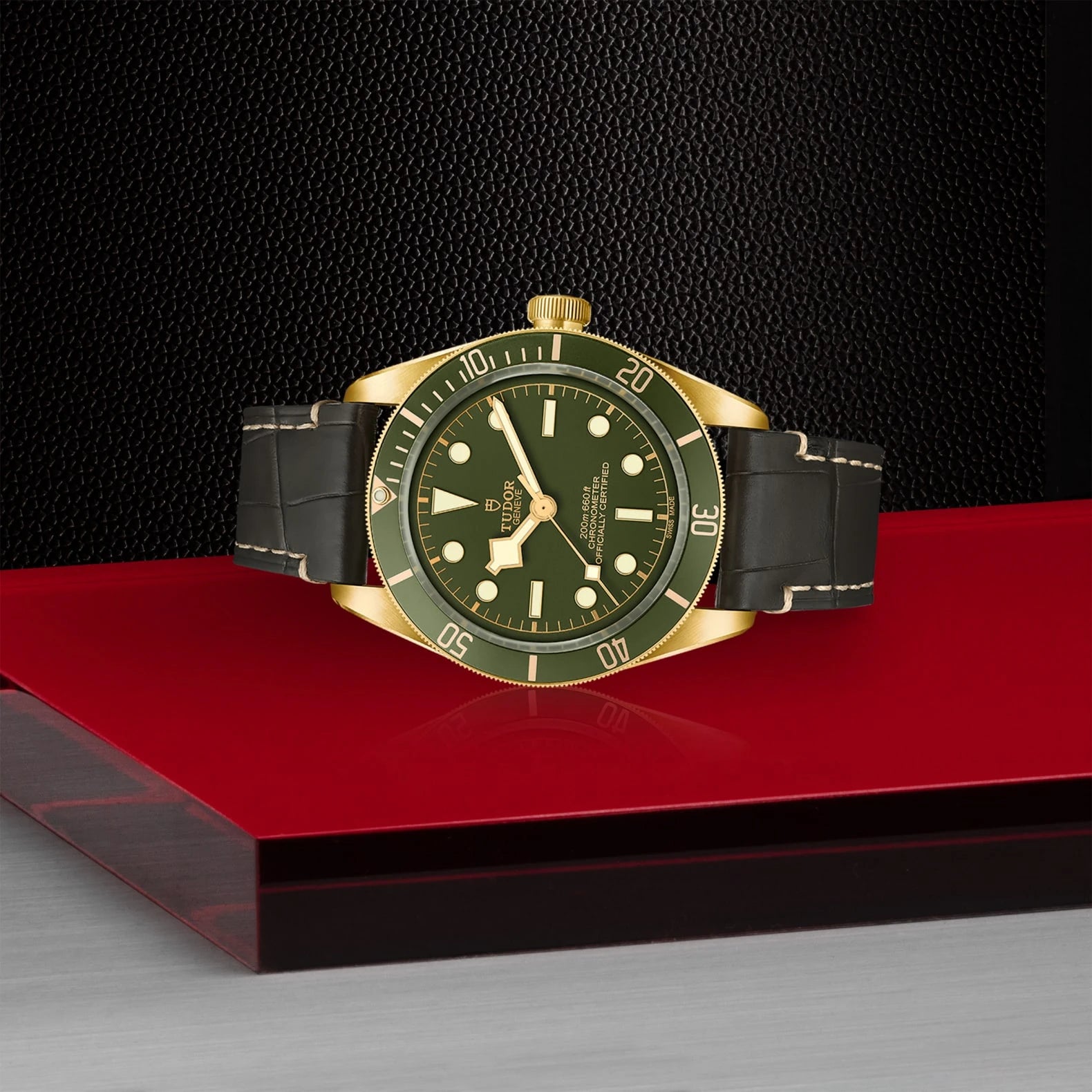 TUDOR Black Bay 58 18K 39mm Green Dial - M79018V-0001 On Display - Skeie's Jewelers