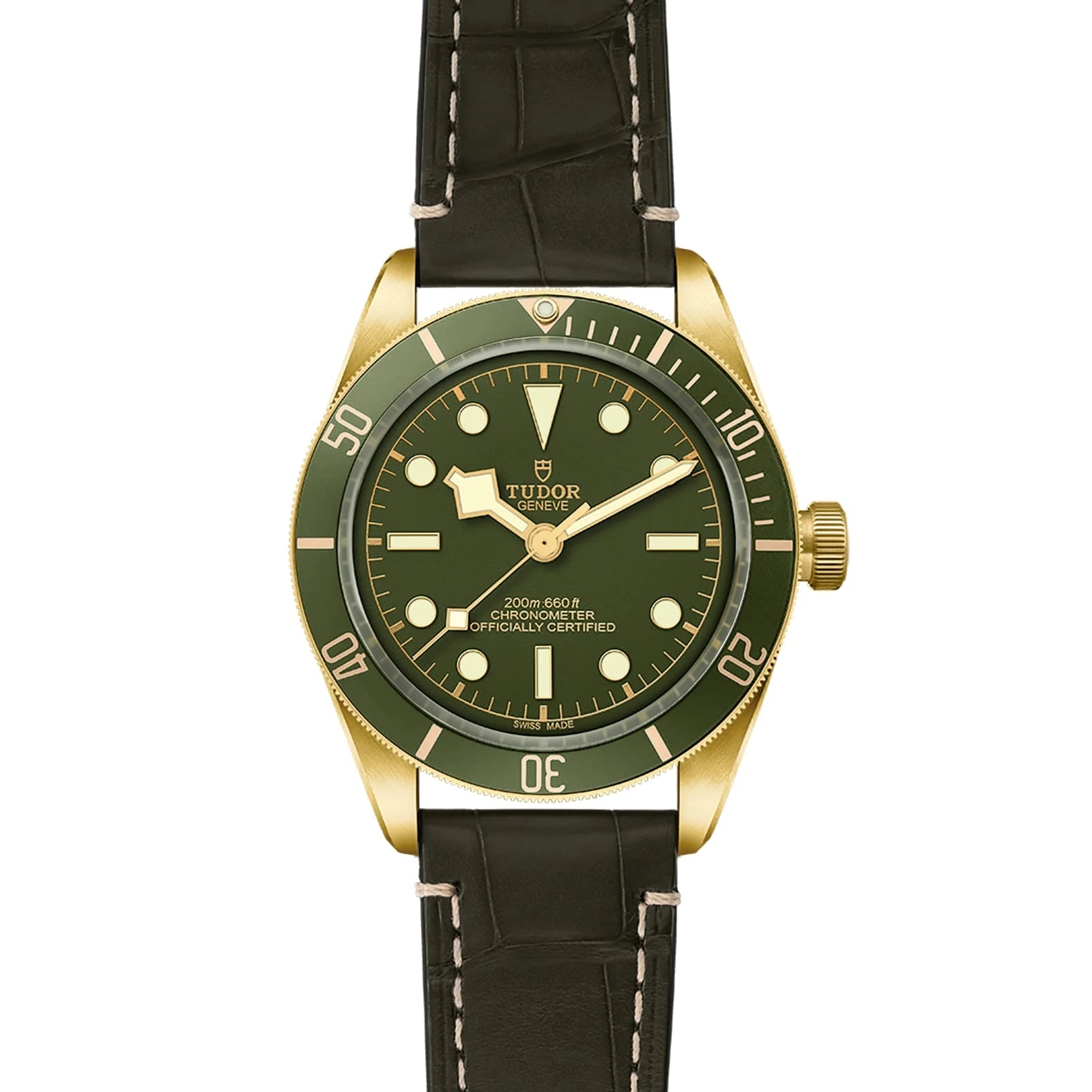TUDOR Black Bay 58 18K 39mm Green Dial - M79018V-0001 Open Bracelet - Skeie's Jewelers