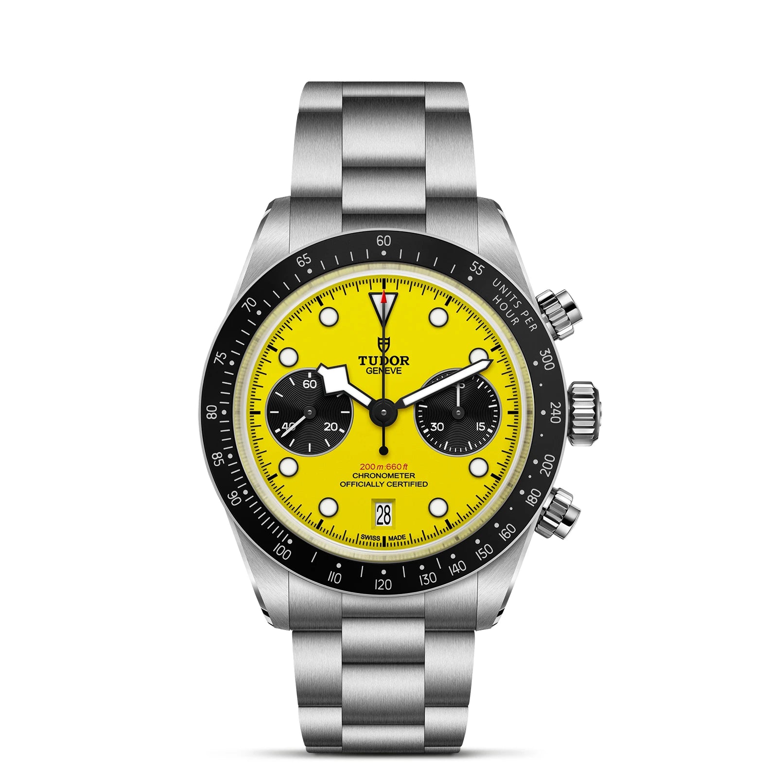 Tudor Black Bay Chrono 39mm Steel Colored Dial Dial - Bracelet Detail