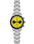 Tudor Black Bay Chrono Yellow Dial - Open Bracelet on white background