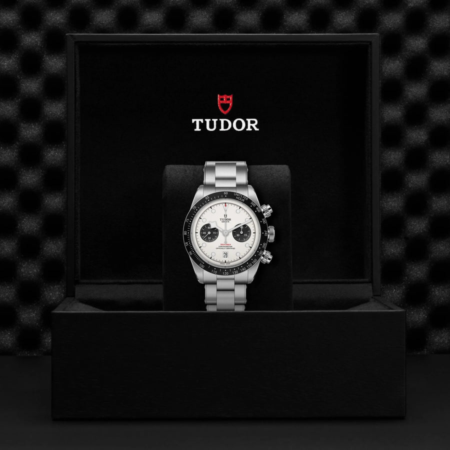 TUDOR Black Bay Chrono 41mm Opaline Dial - M79360N-0012 In Box - Skeie's Jewelers