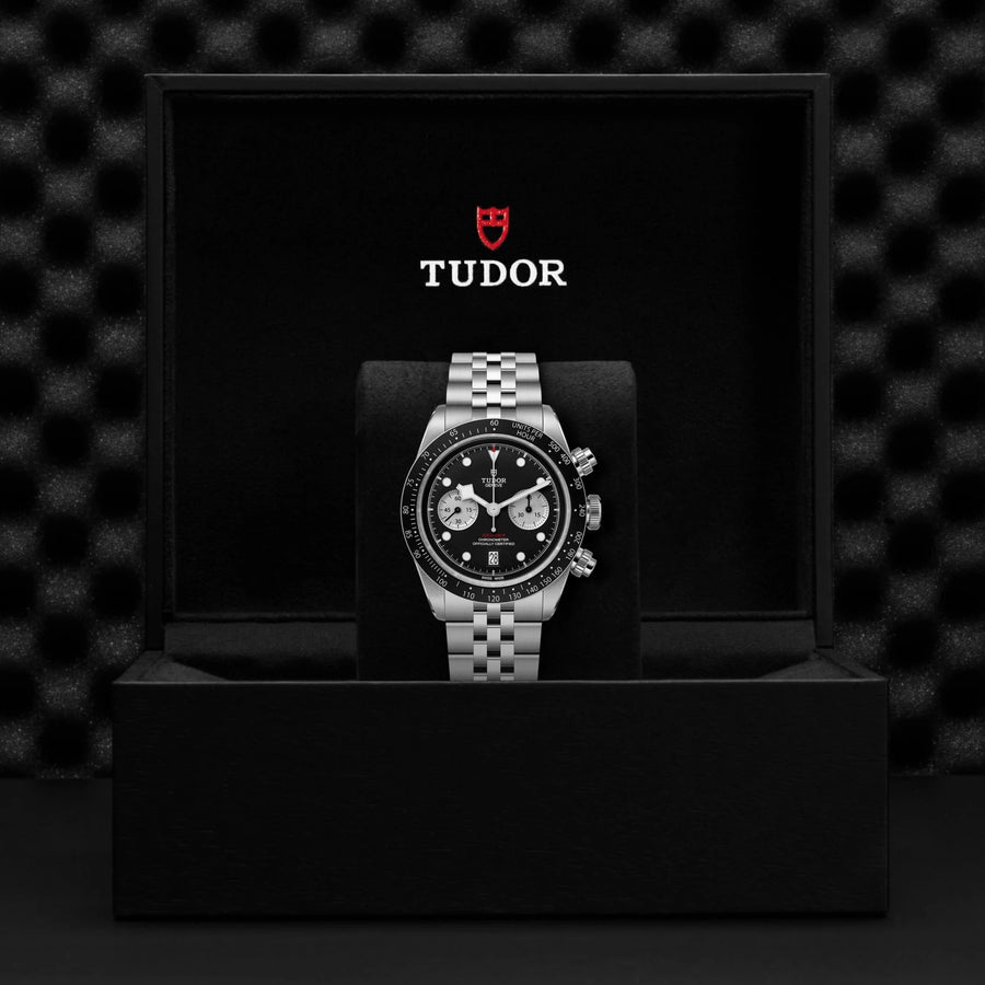 TUDOR Black Bay Chrono 41mm Black Dial - M79360N-0013 In Box - Skeie's Jewelers