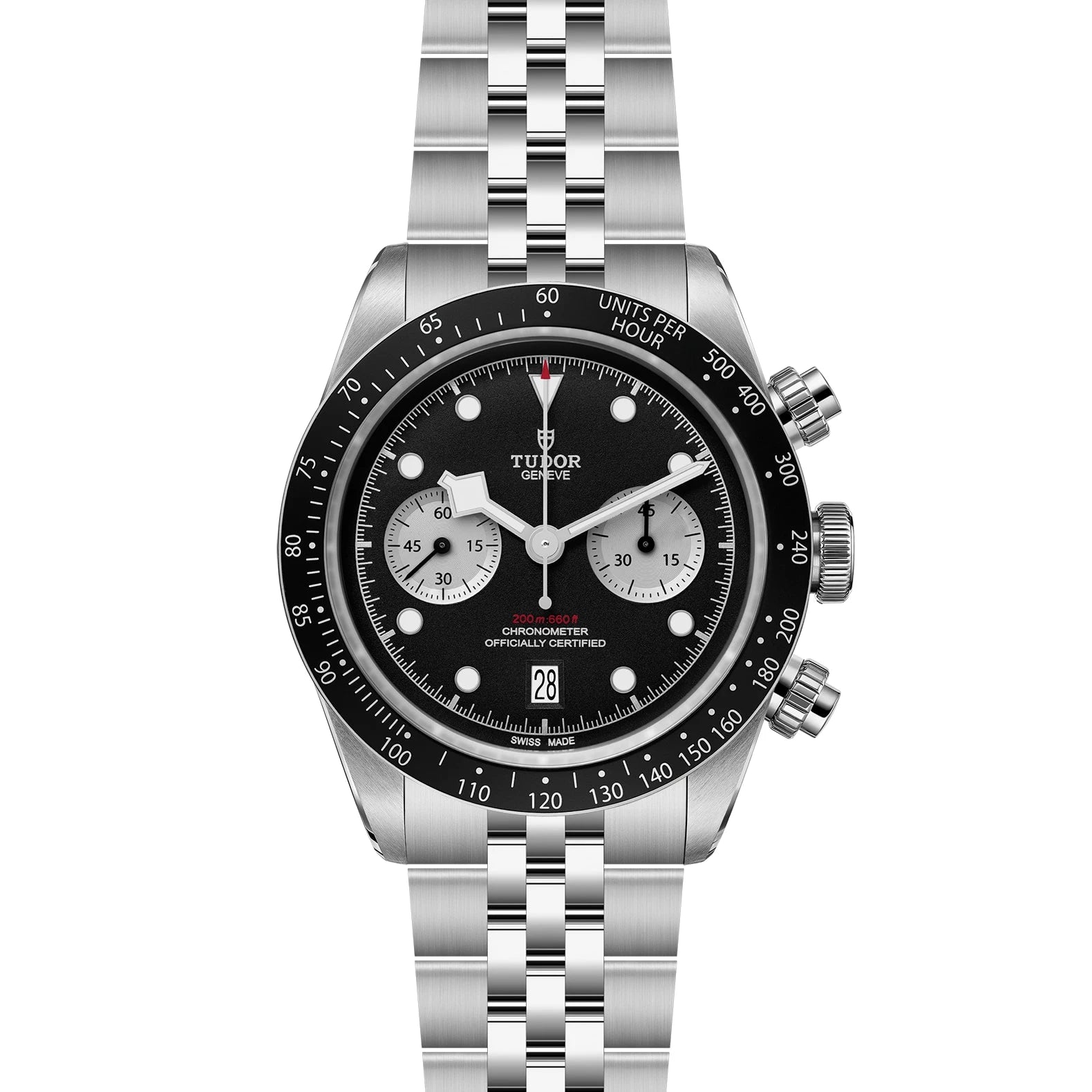 TUDOR Black Bay Chrono 41mm Black Dial - M79360N-0013 Open Bracelet - Skeie's Jewelers