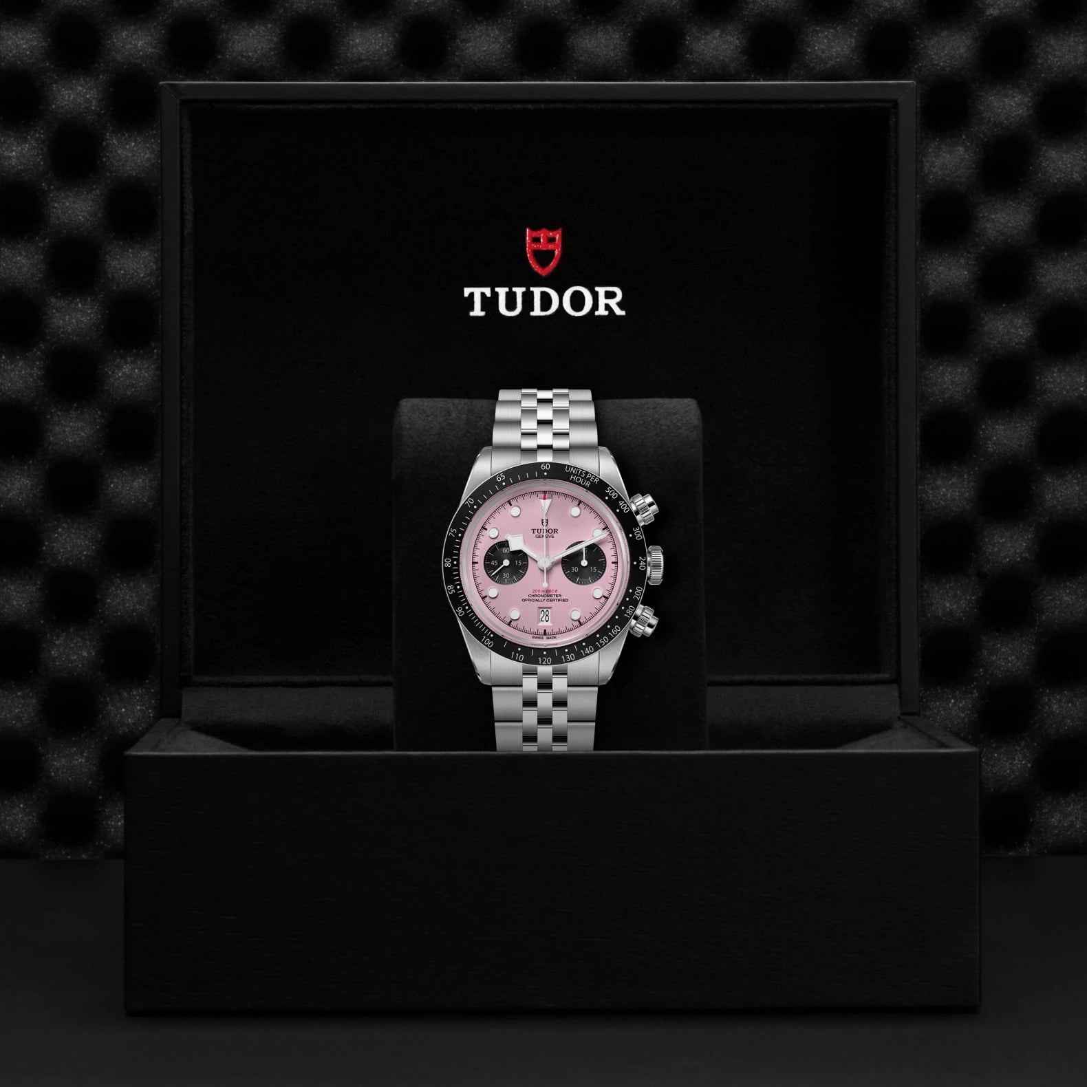 TUDOR Black Bay Chrono 41mm Pink Dial - M79360N-0019 In Box - Skeie's Jewelers