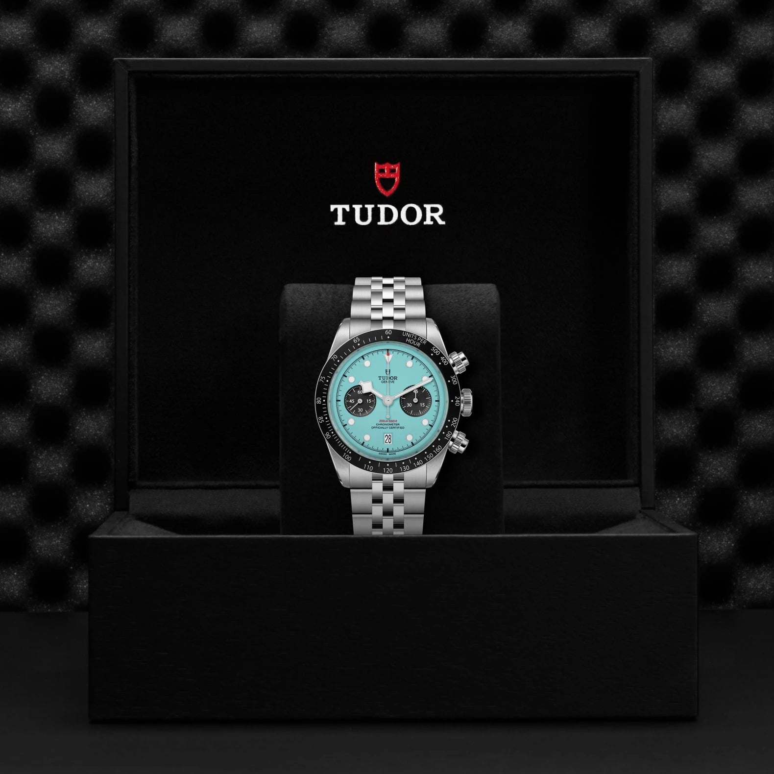 TUDOR Black Bay Chrono 41mm Turquoise Dial - M79360N-0024 In Box - Skeie's Jewelers