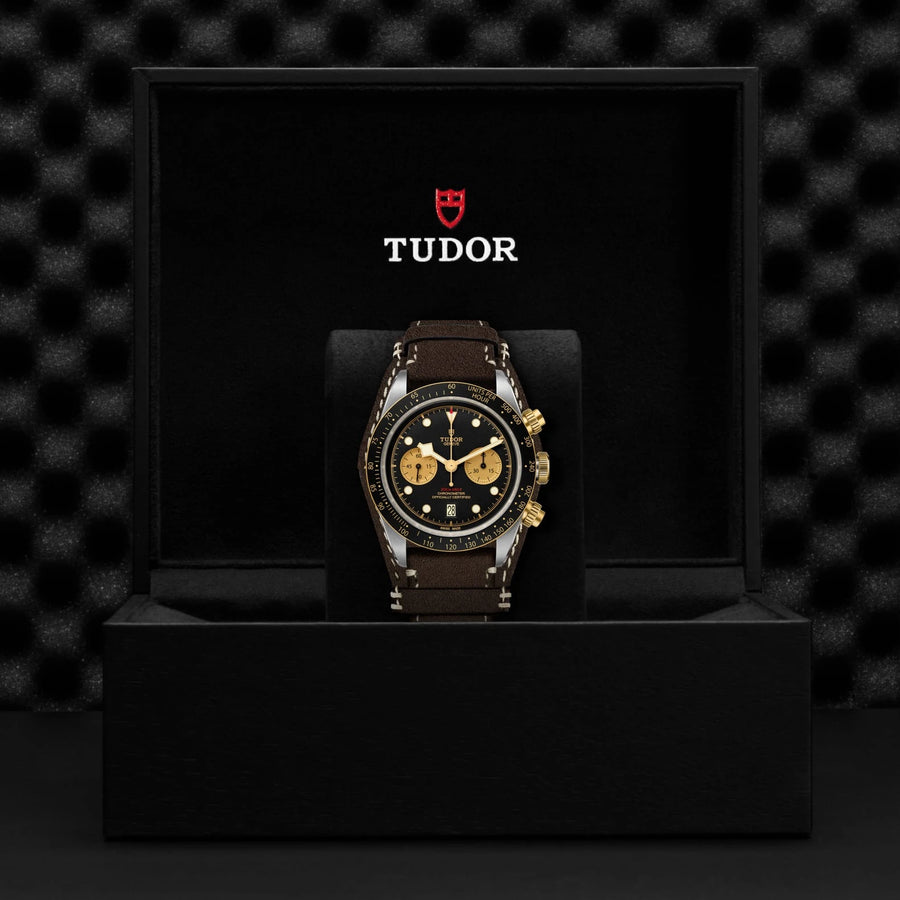 TUDOR Black Bay Chrono S&G 41mm Black Dial - M79363N-0002 In Box - Skeie's Jewelers