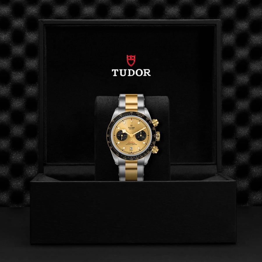 TUDOR Black Bay Chrono S&G 41mm Champagne Dial - M79363N-0007 In Box - Skeie's Jewelers