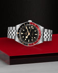 Silver Tudor with black and red dial -  M25600TN-0001 modeled in store