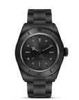 Black Tudor watch on a white background