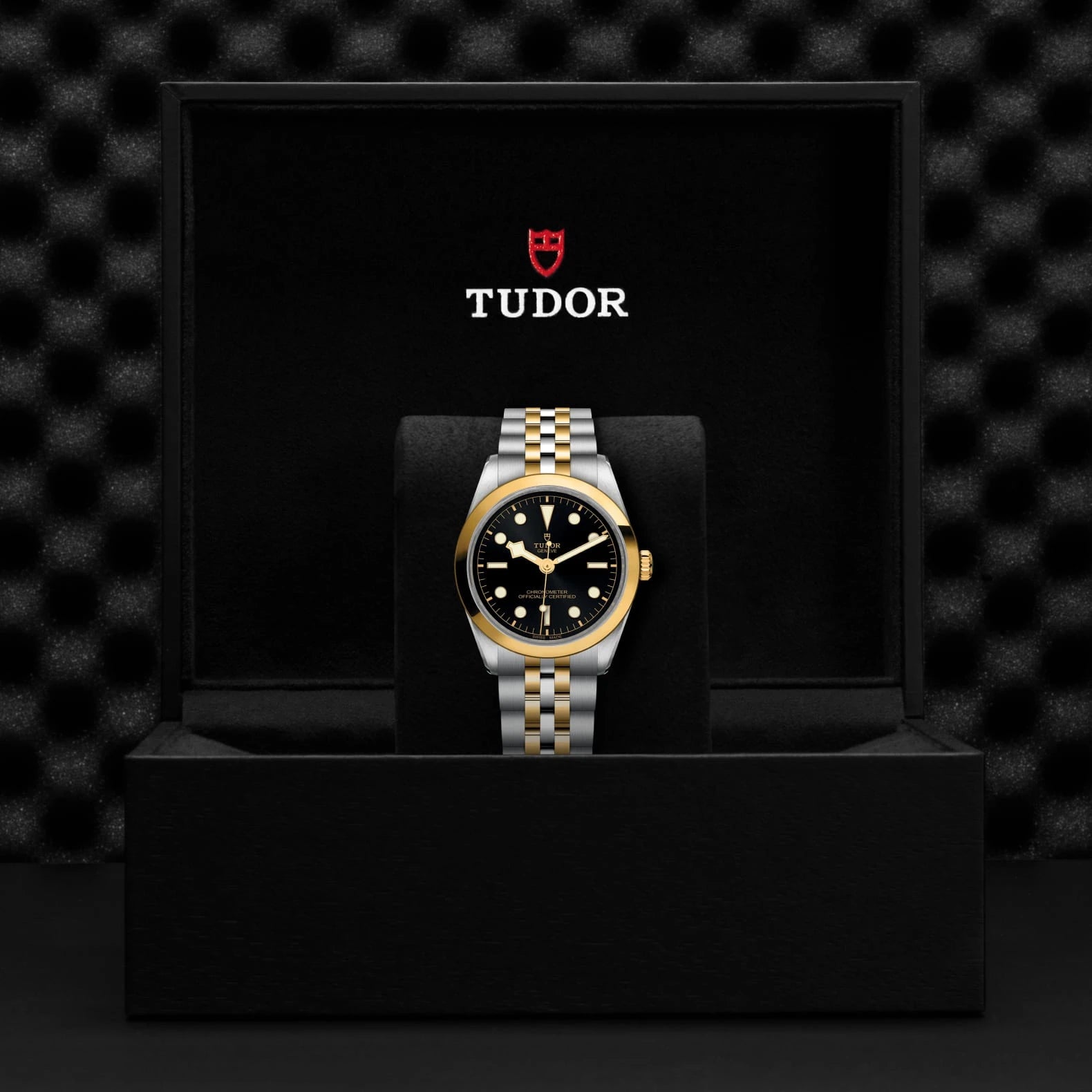 TUDOR Black Bay One S&amp;G 36mm Black Dial - M79643-0001 In Box - Skeie's Jewelers
