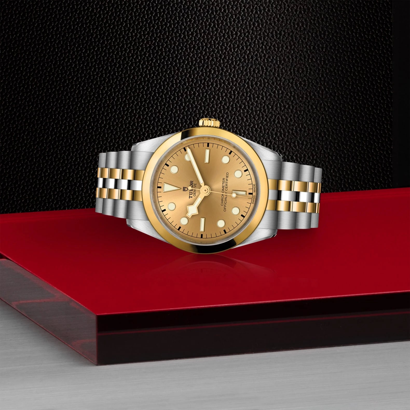 TUDOR Black Bay One S&amp;G 36mm Champagne Dial - M79643-0005 On Display - Skeie's Jewelers