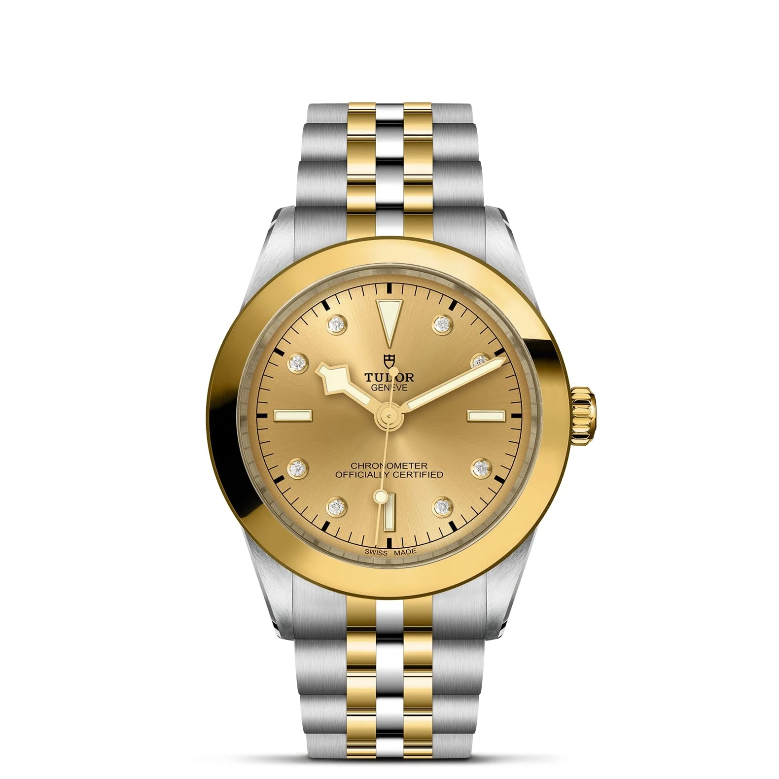 TUDOR Black Bay One S&amp;G 39mm Champagne Dial - M79663-0008 Closed Bracelet - Skeie's Jewelers