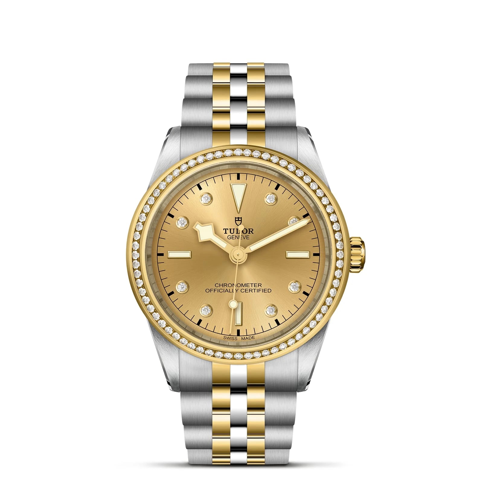 TUDOR Black Bay One S&amp;G 39mm Champagne Dial - M79673-0007 Closed Bracelet - Skeie's Jewelers