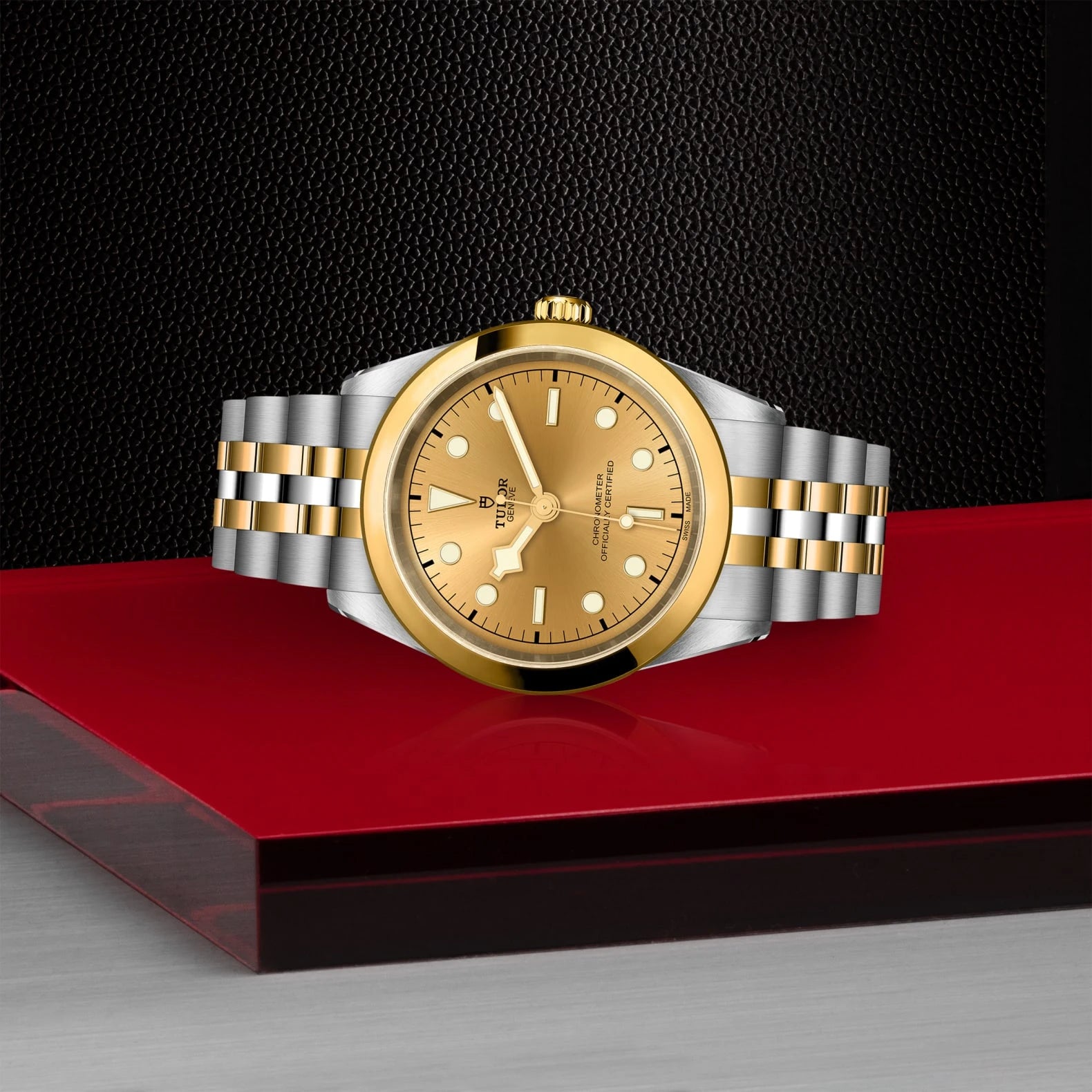 TUDOR Black Bay One S&G 41mm Champagne Dial - M79683-0005 On Display - Skeie's Jewelers