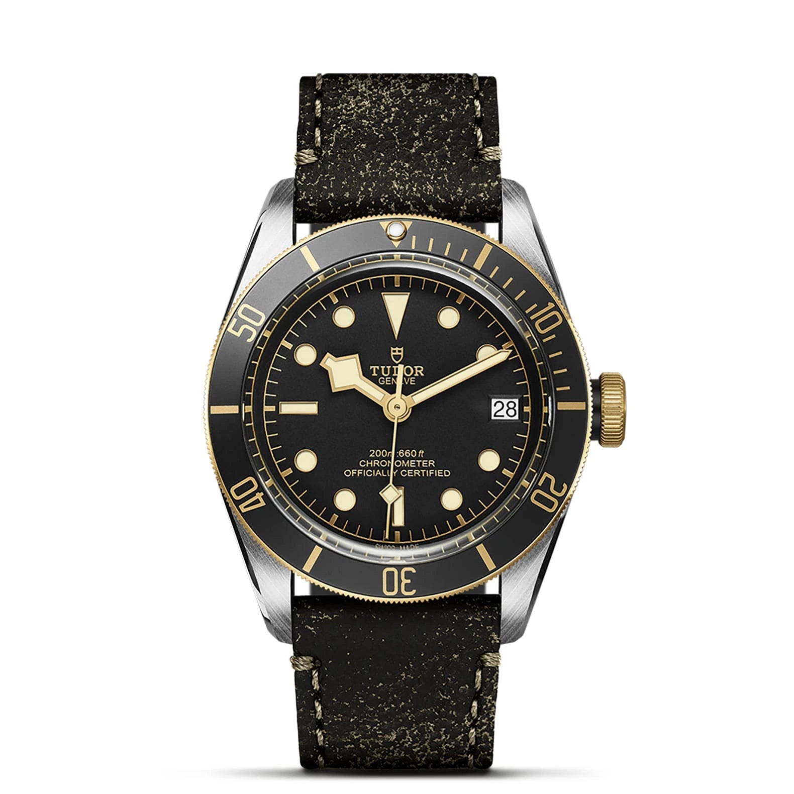 TUDOR Black Bay S&amp;G 41mm Black Dial - M79733N-0007 Closed Bracelet - Skeie's Jewelers