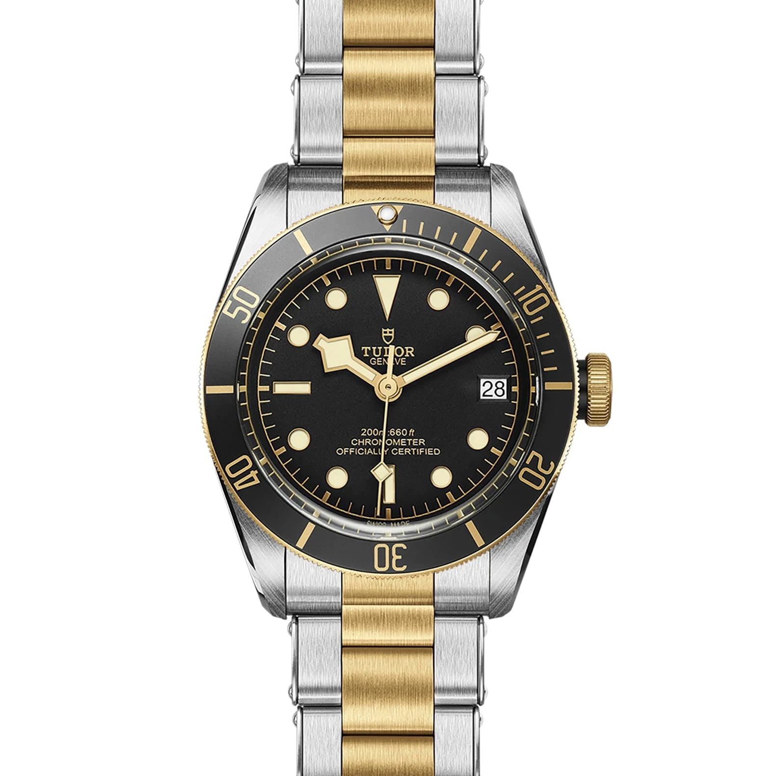 TUDOR Black Bay S&amp;G 41mm Black Dial - M79733N-0008 Open Bracelet - Skeie's Jewelers
