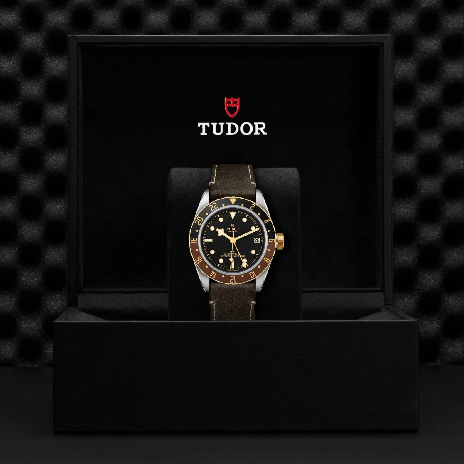 TUDOR Black Bay GMT S&amp;G 41mm Black Dial - M79833MN-0003 In Box - Skeie's Jewelers