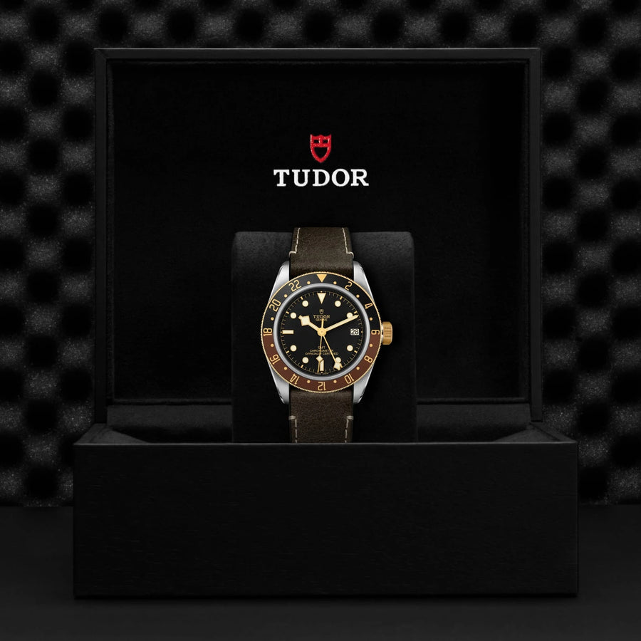 TUDOR Black Bay GMT S&G 41mm Black Dial - M79833MN-0003 In Box - Skeie's Jewelers