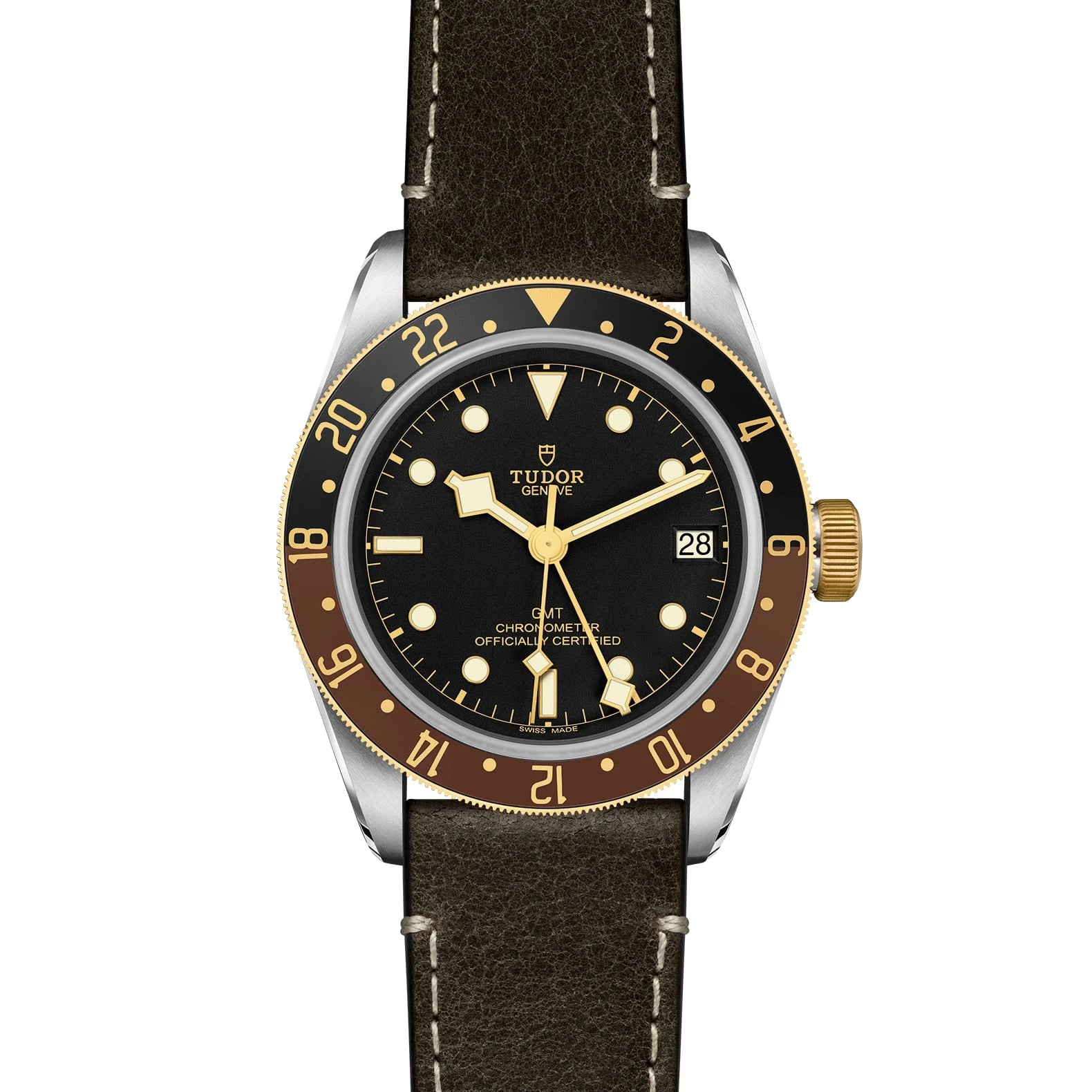 TUDOR Black Bay GMT S&amp;G 41mm Black Dial - M79833MN-0003 Open Bracelet - Skeie's Jewelers