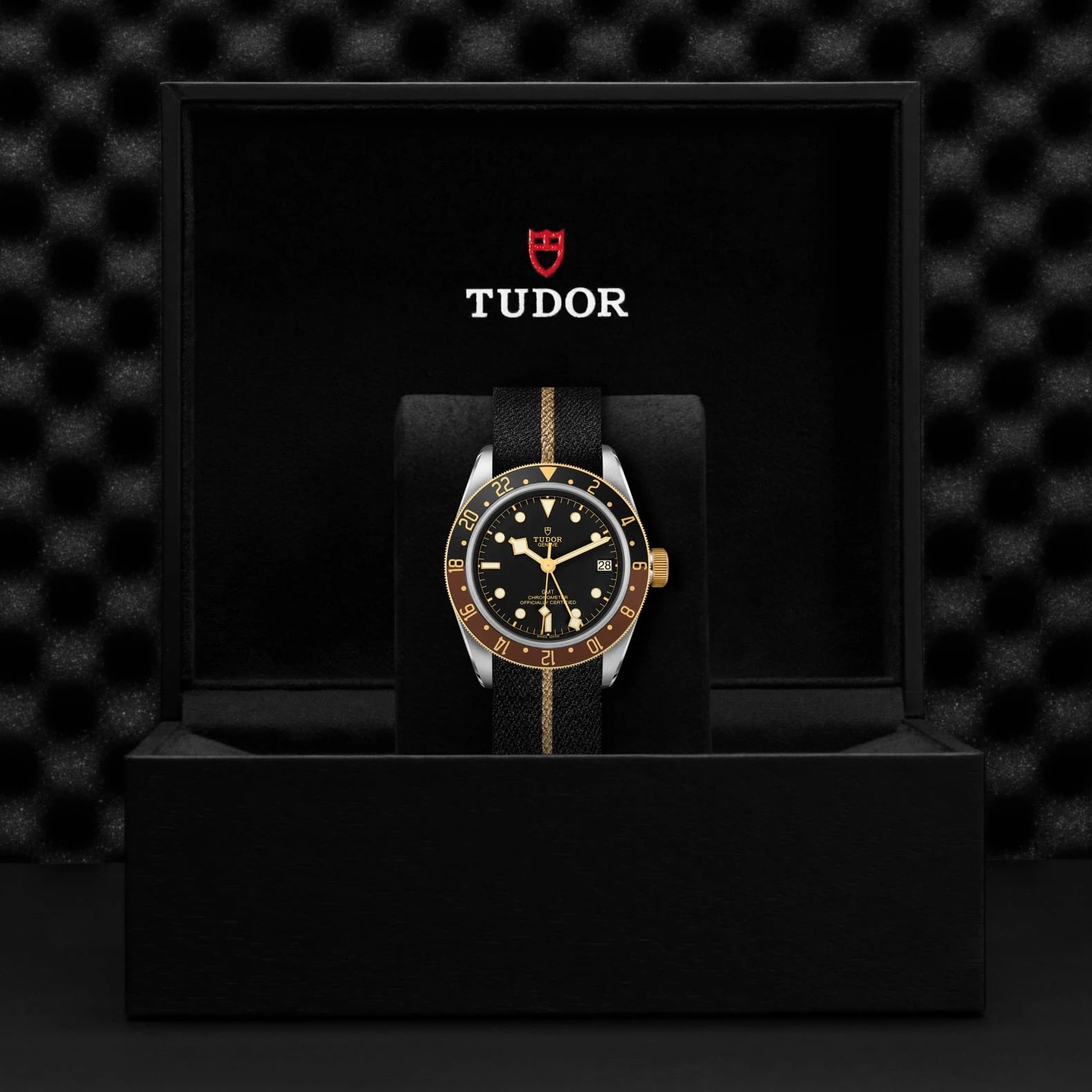 TUDOR Black Bay GMT S&amp;G 41mm Black Dial - M79833MN-0004 In Box - Skeie's Jewelers