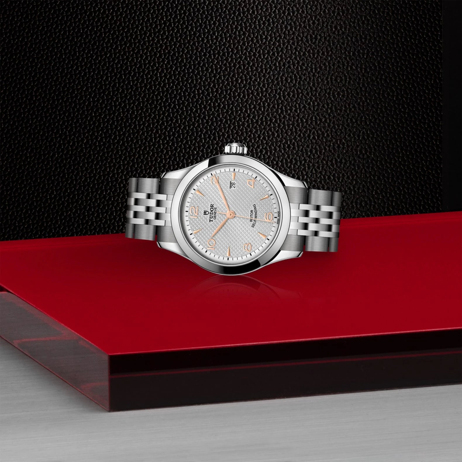 TUDOR 1926 28mm Silver Dial - M91350-0001 On Display - Skeie's Jewelers