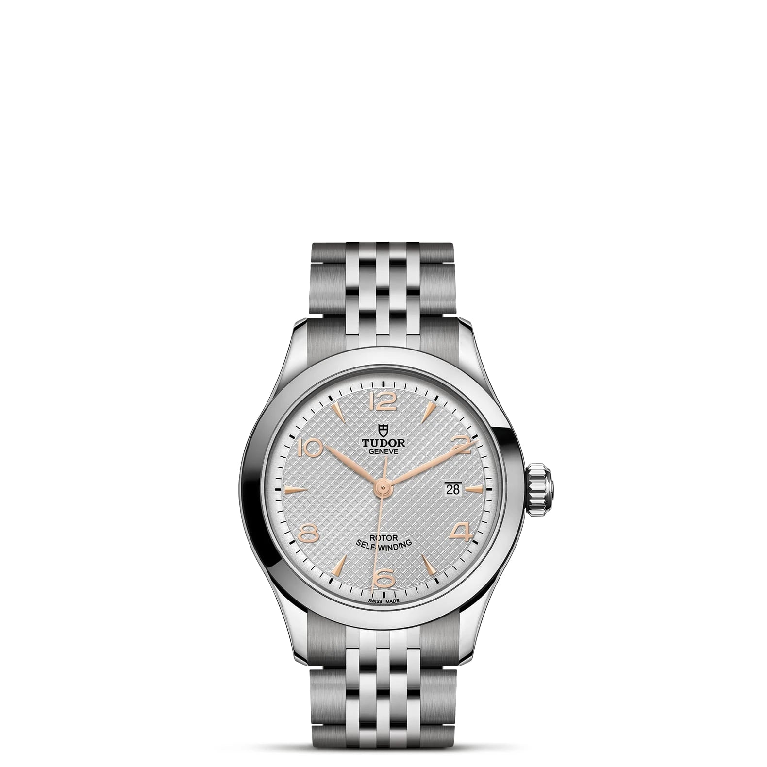 TUDOR 1926 28mm Silver Dial - M91350-0001 Closed Bracelet - Skeie's Jewelers