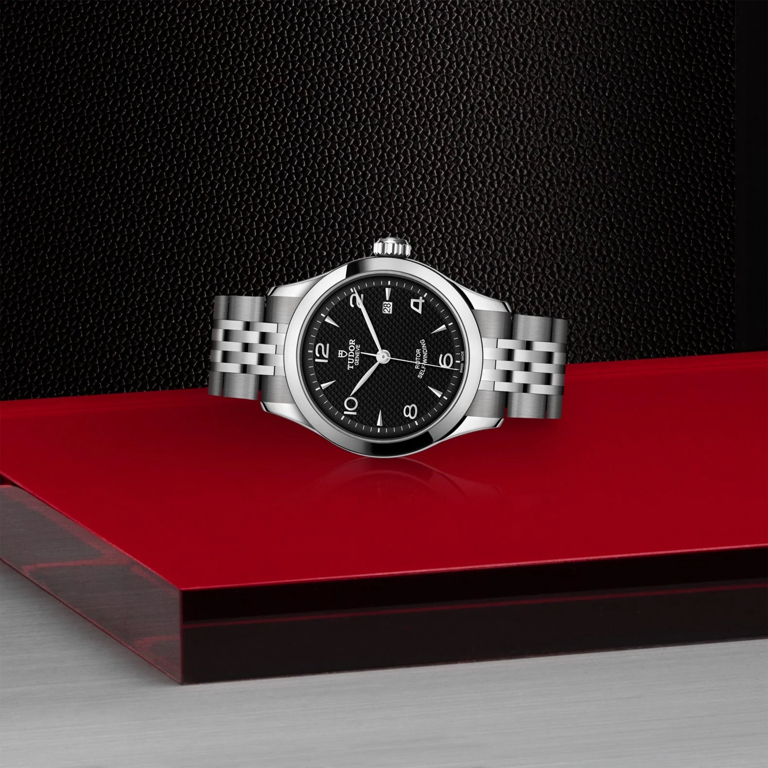 TUDOR 1926 28mm Black Dial - M91350-0002 On Display - Skeie's Jewelers