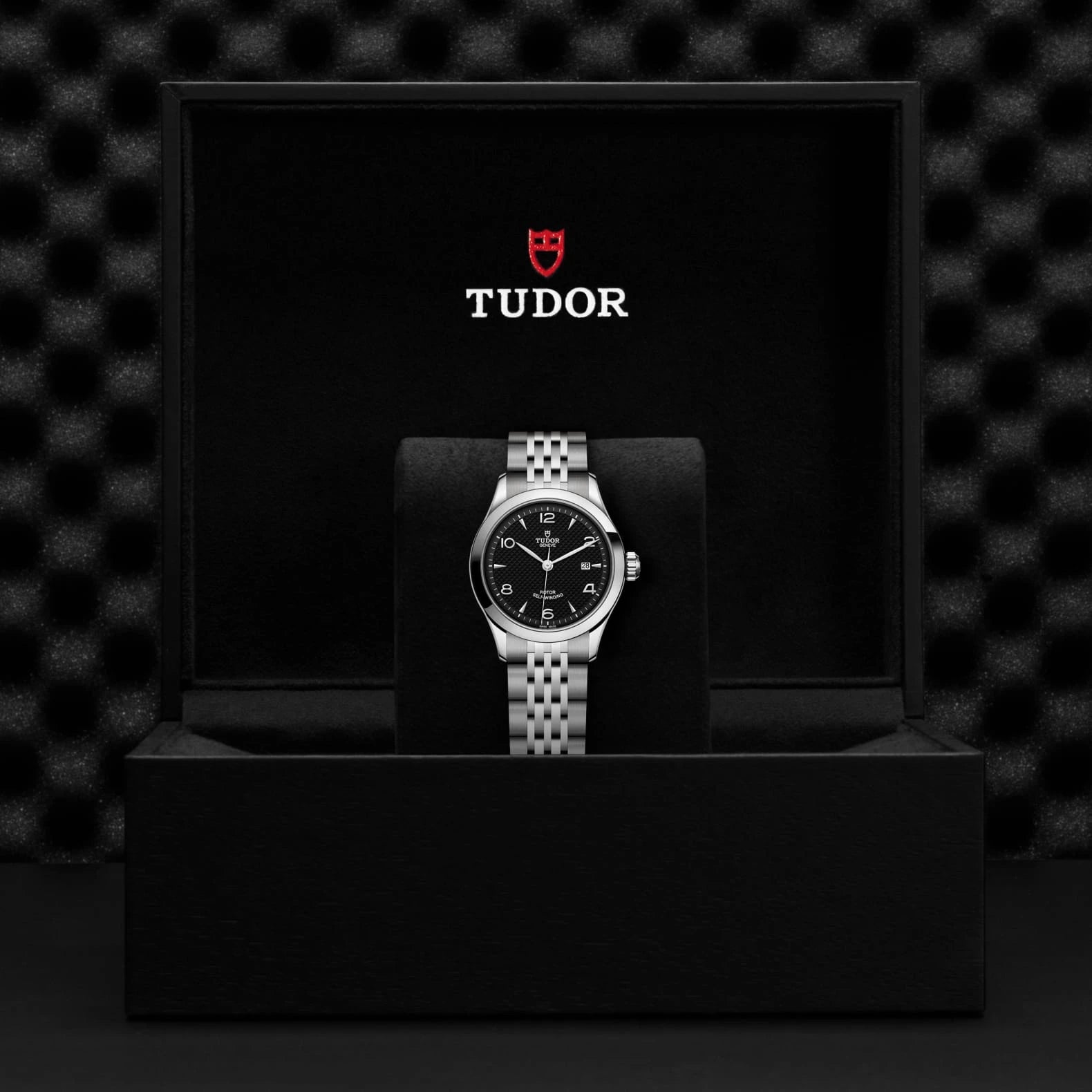 TUDOR 1926 28mm Black Dial - M91350-0002 In Box - Skeie's Jewelers