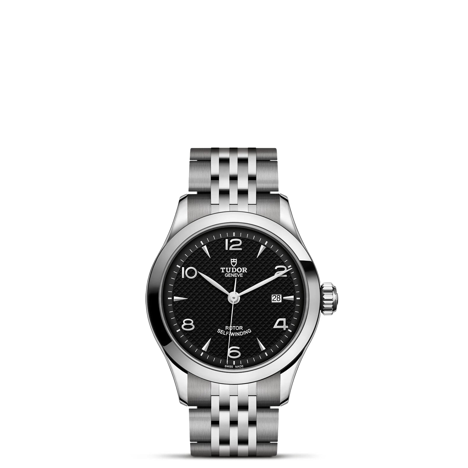 TUDOR 1926 28mm Black Dial - M91350-0002 Closed Bracelet - Skeie's Jewelers