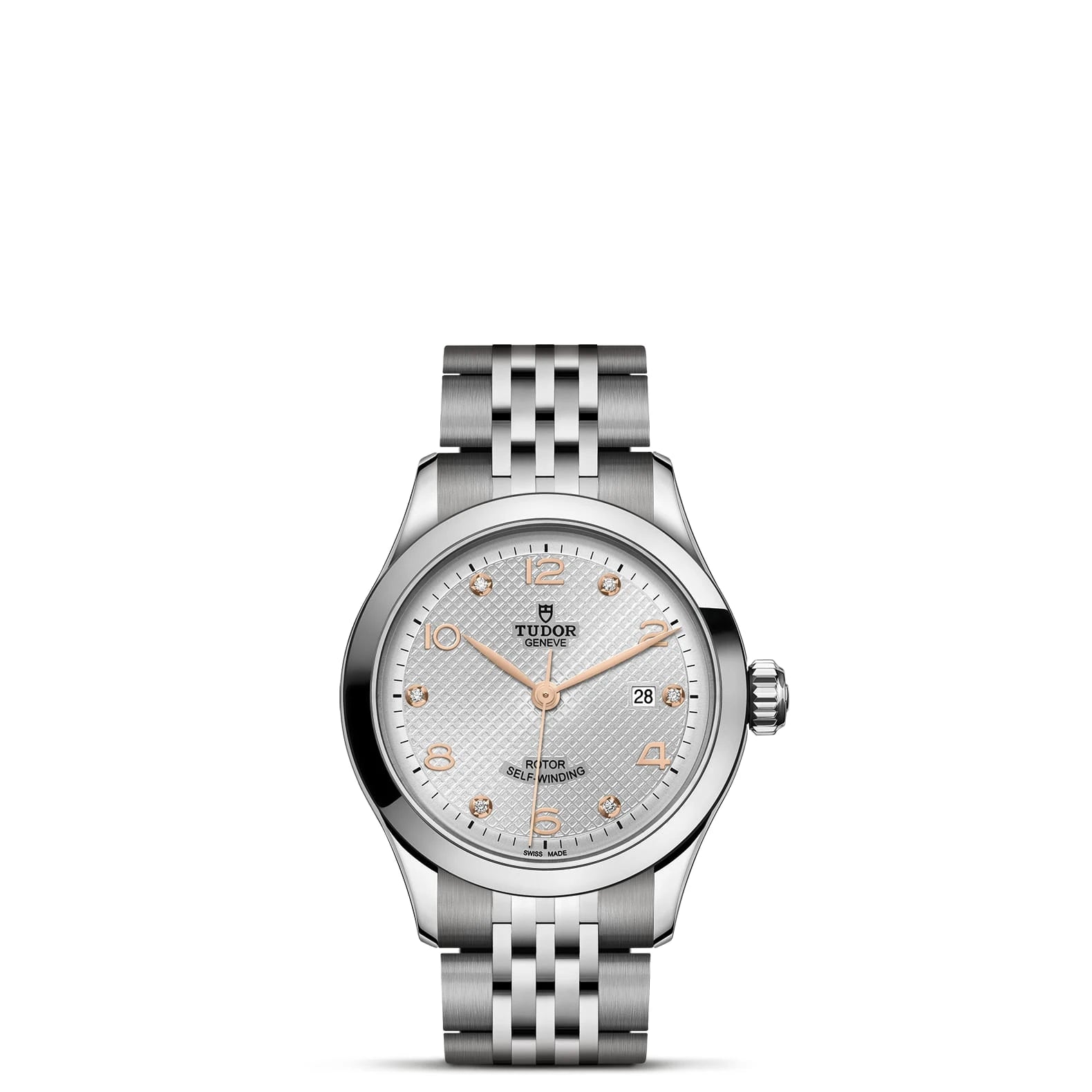 TUDOR 1926 28mm Silver Dial - M91350-0003 Closed Bracelet - Skeie's Jewelers
