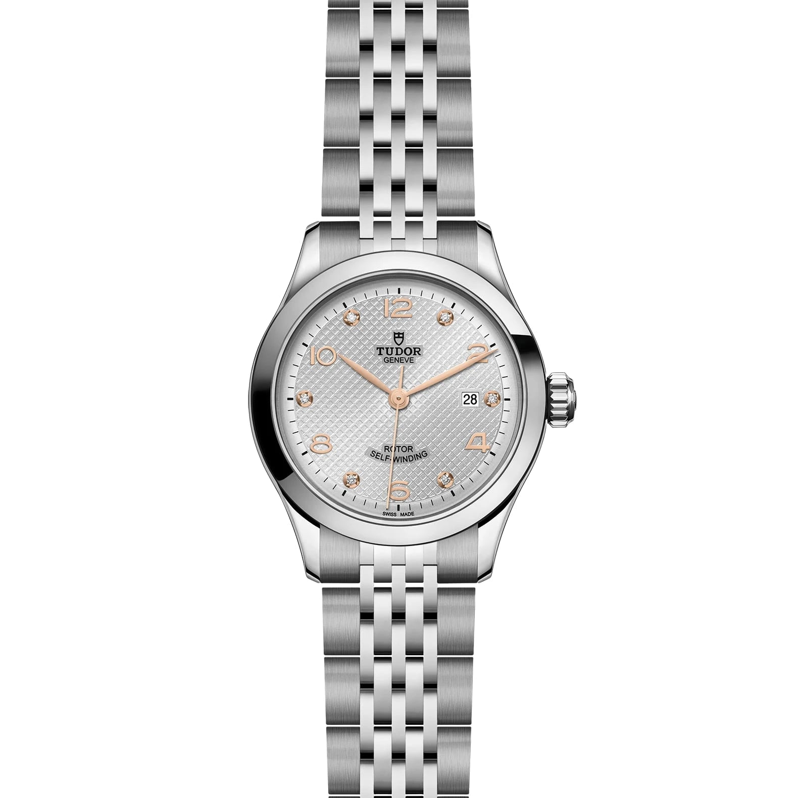TUDOR 1926 28mm Silver Dial - M91350-0003 Open Bracelet - Skeie's Jewelers