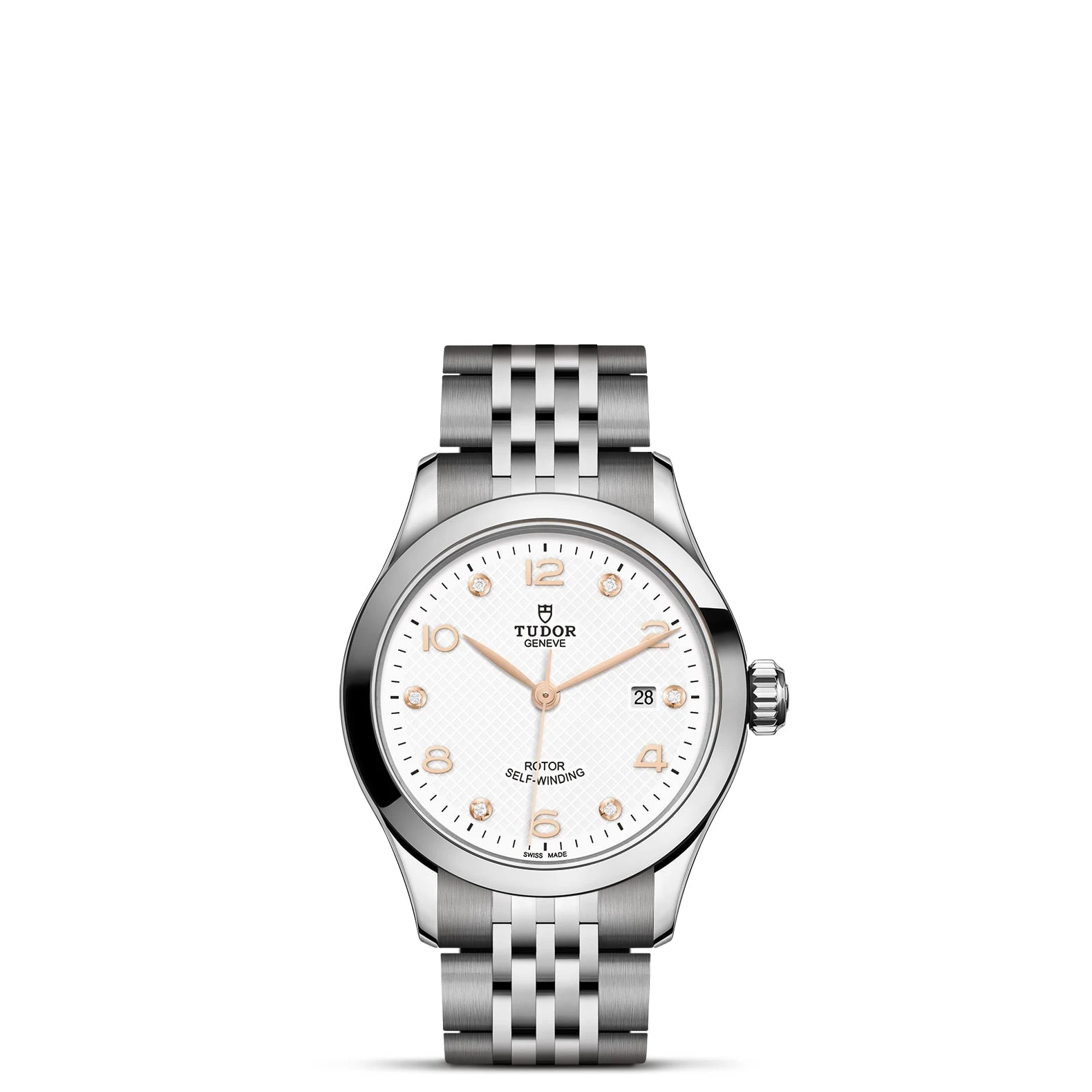 TUDOR 1926 28mm White Dial - M91350-0013 Closed Bracelet - Skeie's Jewelers