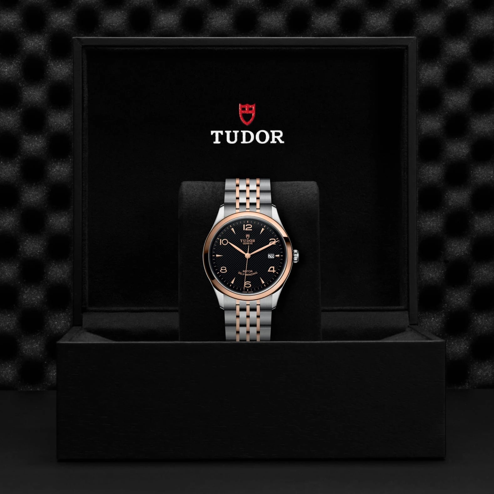 TUDOR 1926 39mm Black Dial - M91551-0003 In Box - Skeie's Jewelers
