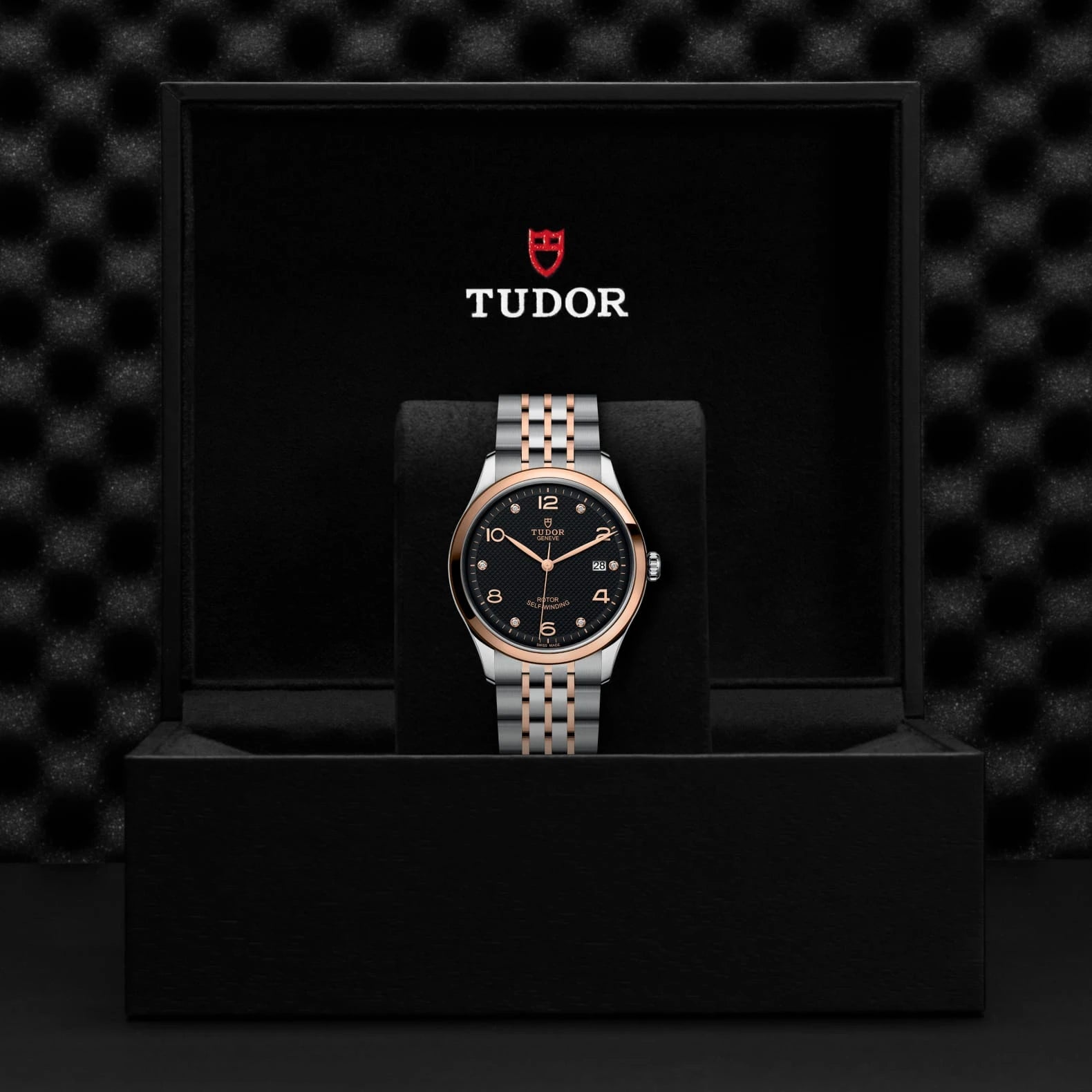TUDOR 1926 39mm Black Dial - M91551-0004 In Box - Skeie's Jewelers