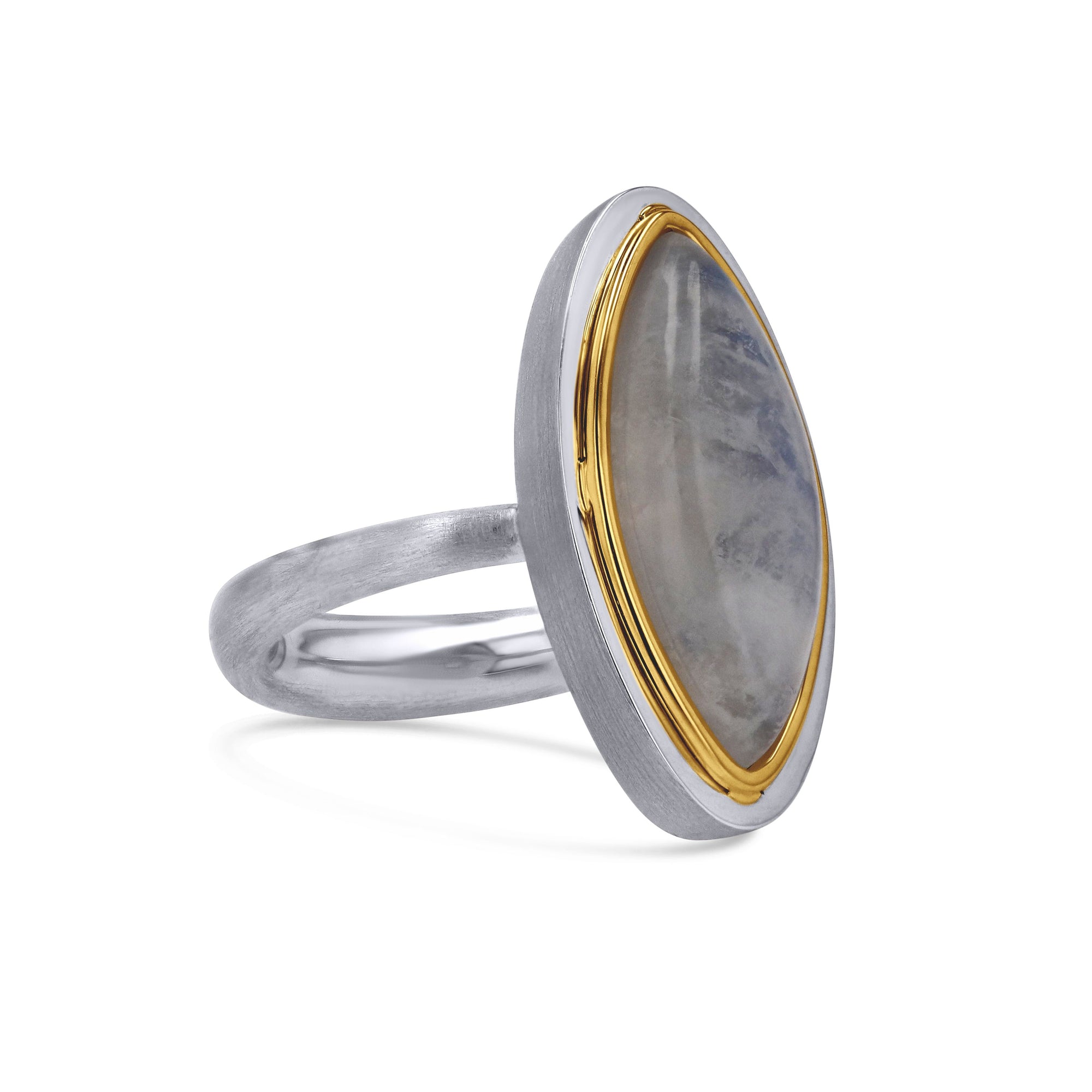 Marquise Moonstone Gem Drop Ring - Skeie's Jewelers