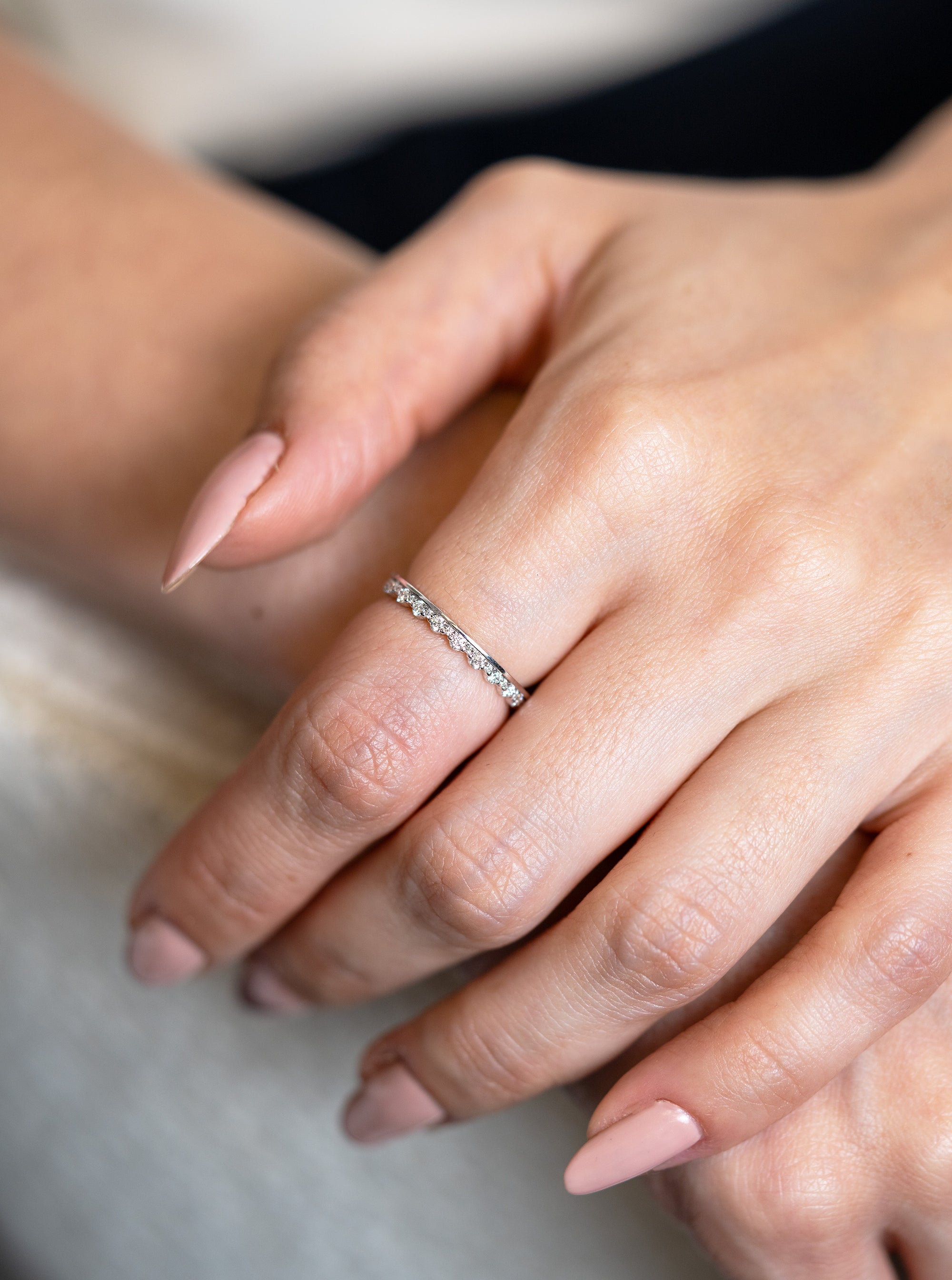 Skeie's Legacy Collection Off-Set Diamond Band - Skeie's Jewelers