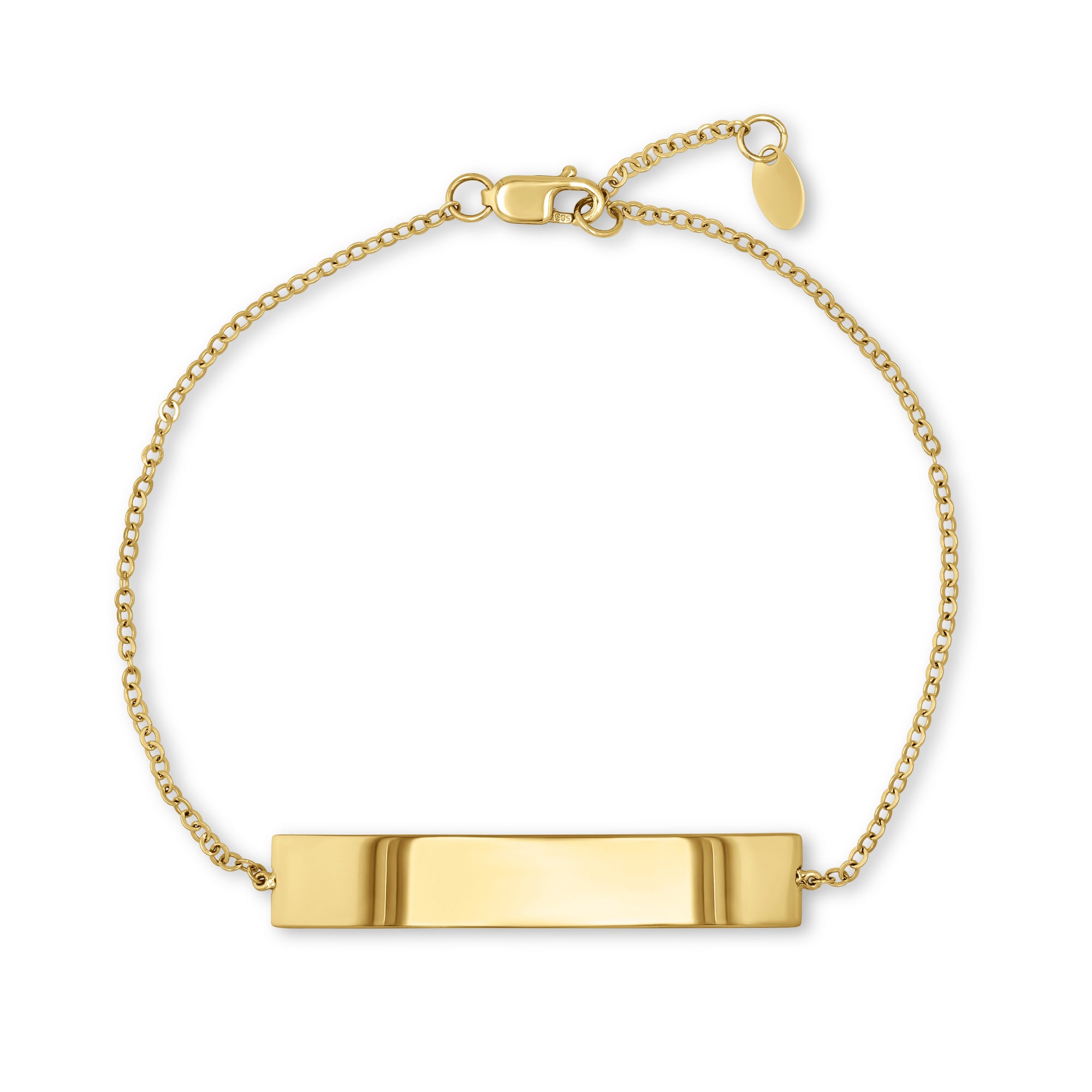 Horizontal Engravable Bar Bracelet by Carla | Nancy B. - Skeie's Jewelers