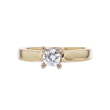 14k Yellow Gold Solitaire Mounting - Skeie's Jewelers