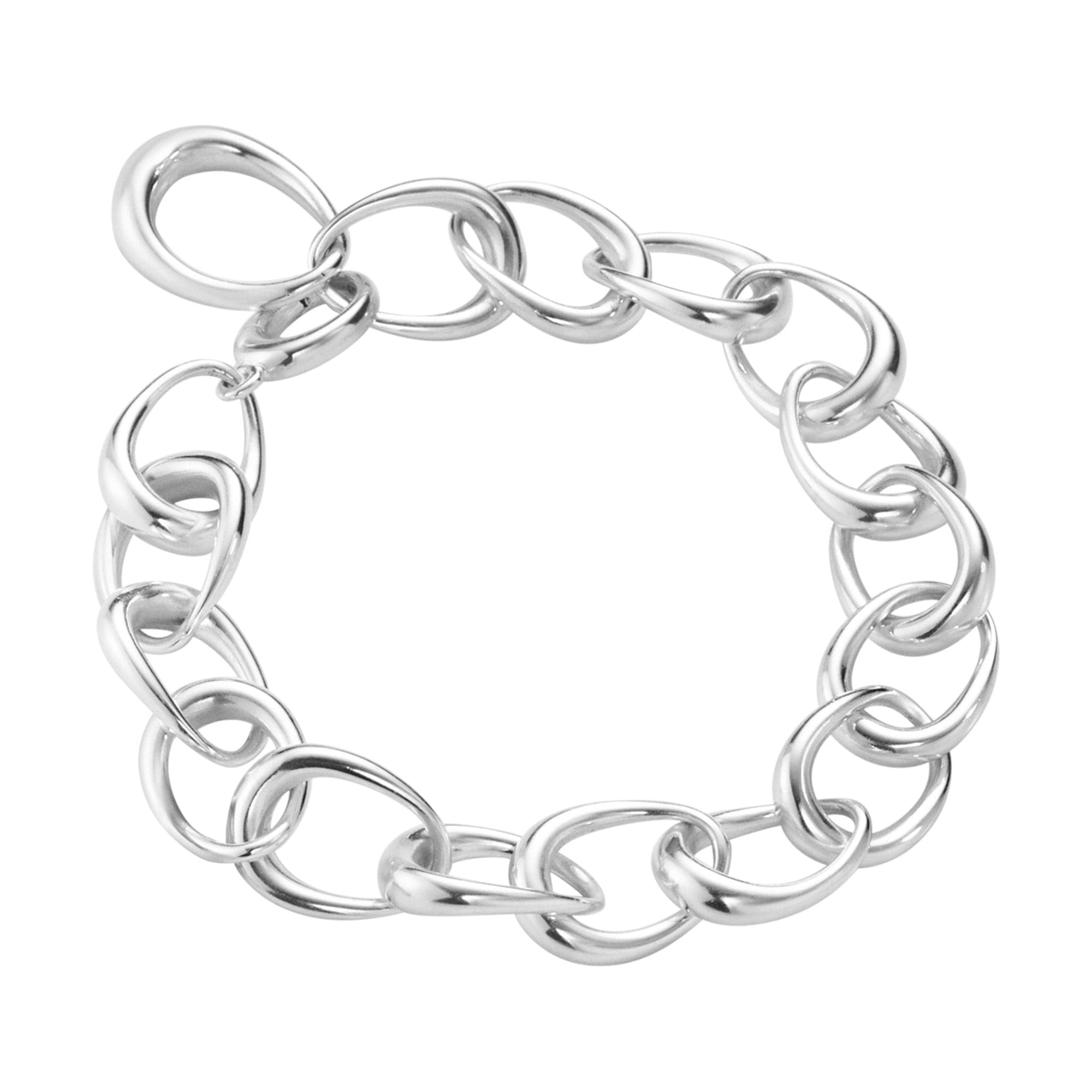 Georg Jensen Chunky Link Sterling Silver 'Offspring' Bracelet